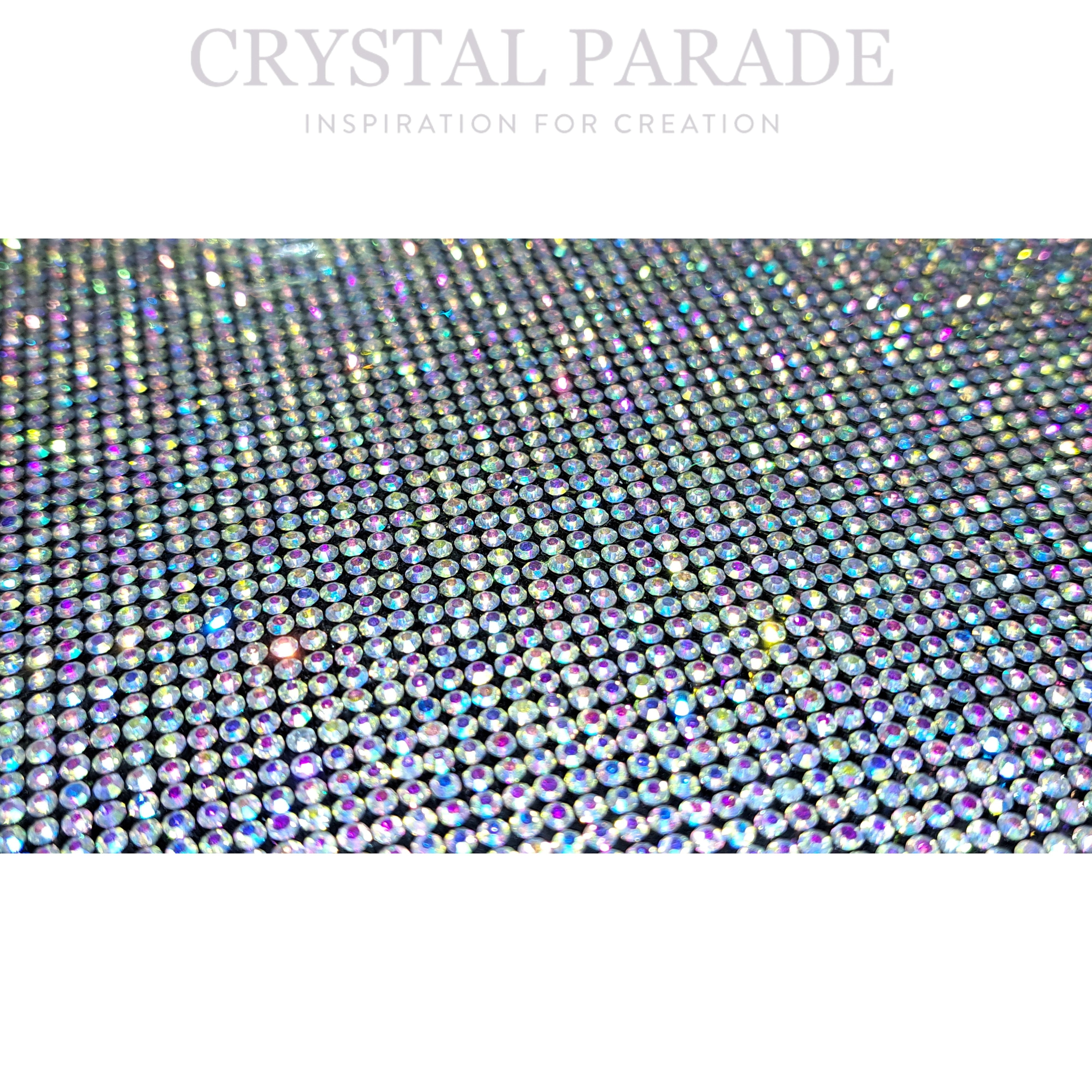 Hotfix Transfer Rhinestone Sheet SS8 (2.7mm) Crystal AB - 24cm x 39cm
