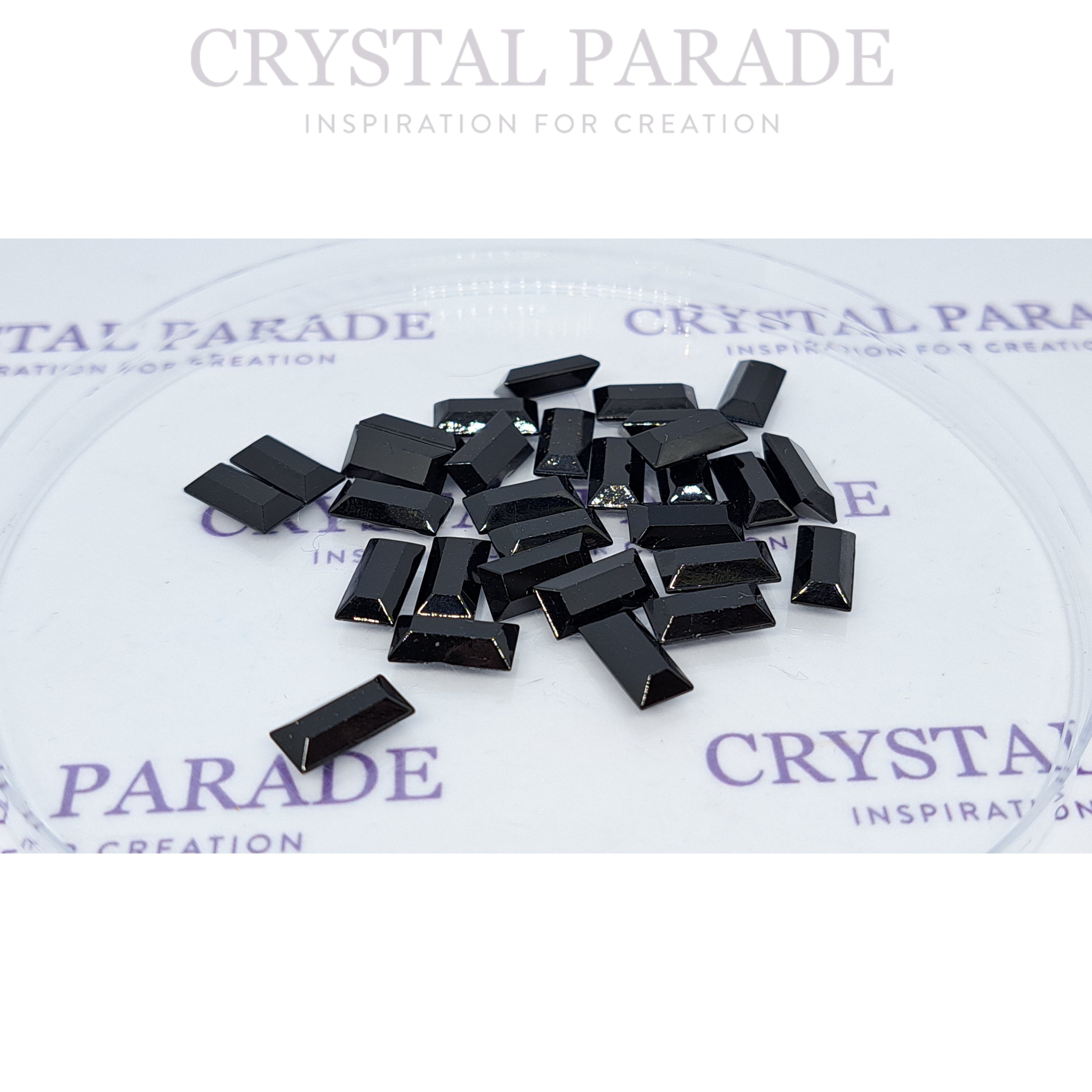 Swarovski 4502 Fancy Baguette 10x5mm - Pack of 12 Jet