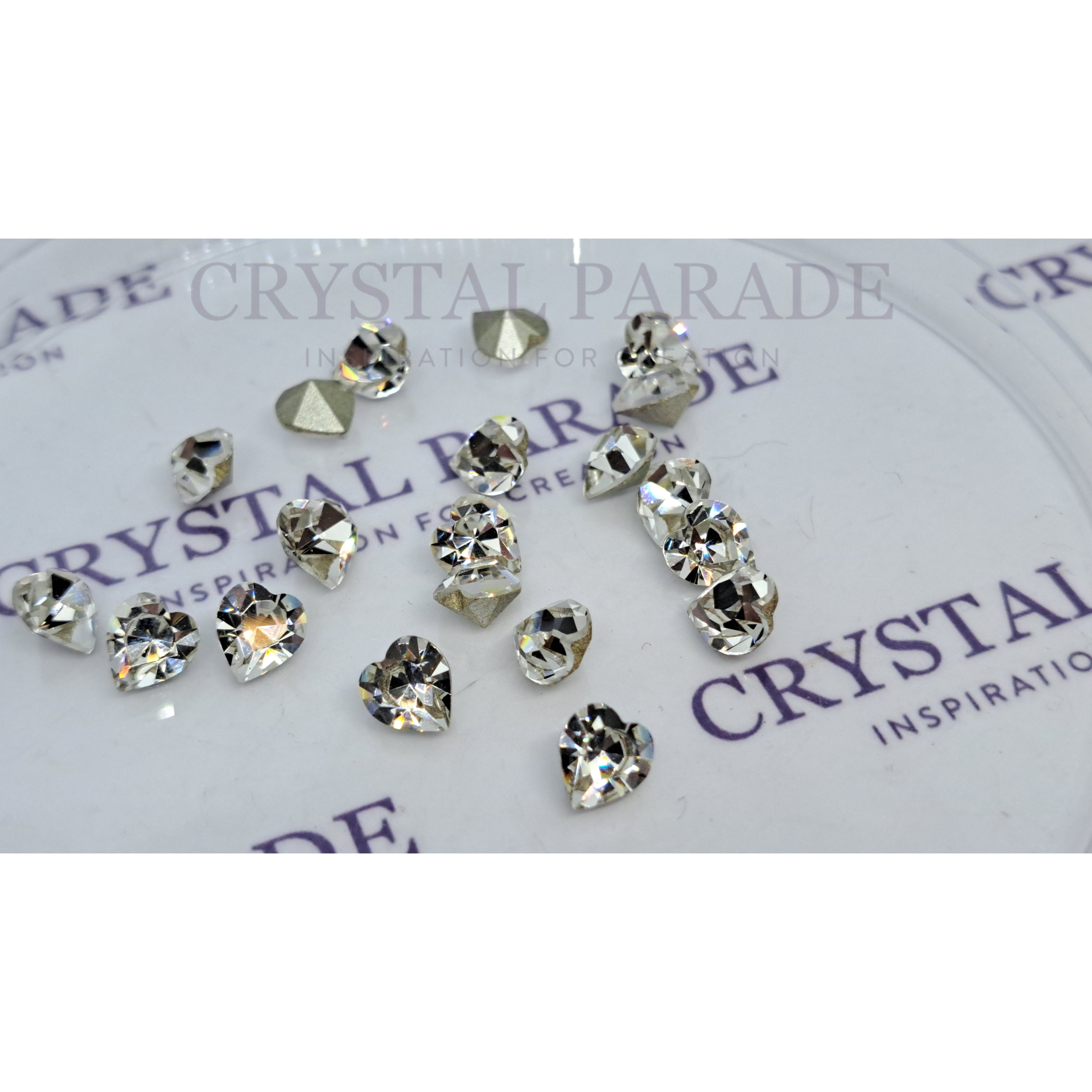 Swarovski 4800 Fancy Heart 6mm Pack of 12 Clear