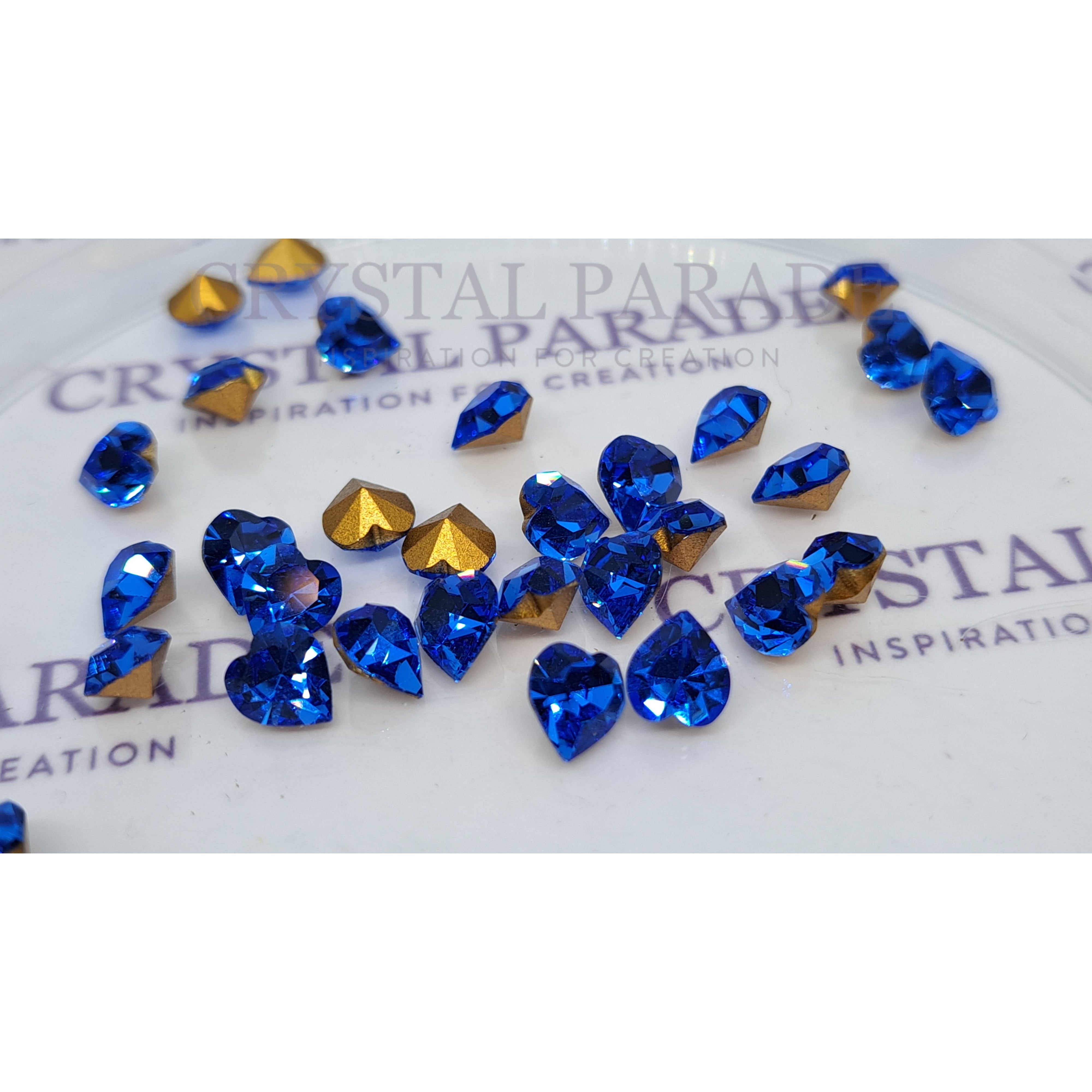 Swarovski 4800 Fancy Heart 6mm Pack of 12 Sapphire