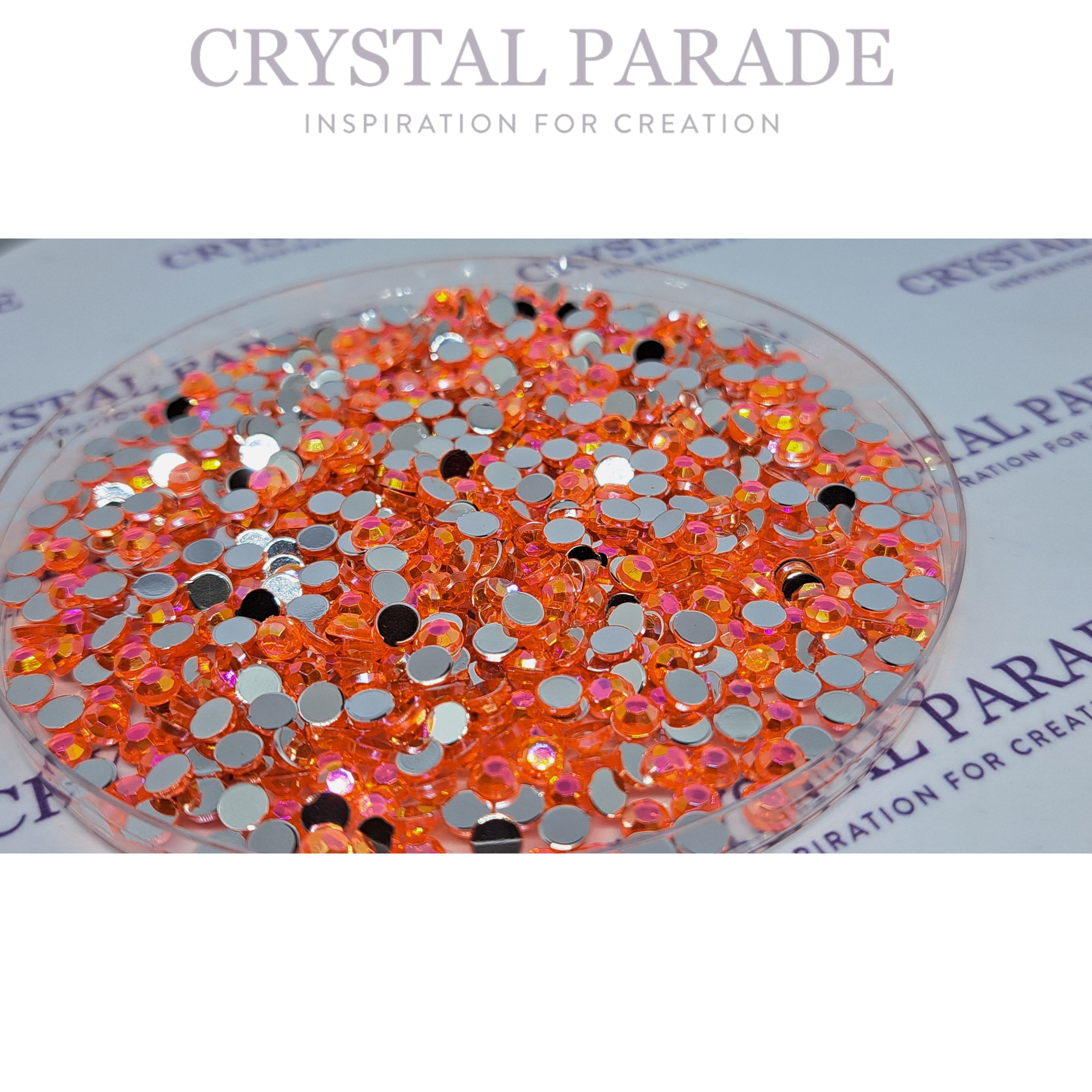 Zodiac Resin Rhinestones Peach AB Pack of 1440 SS20 (5mm)