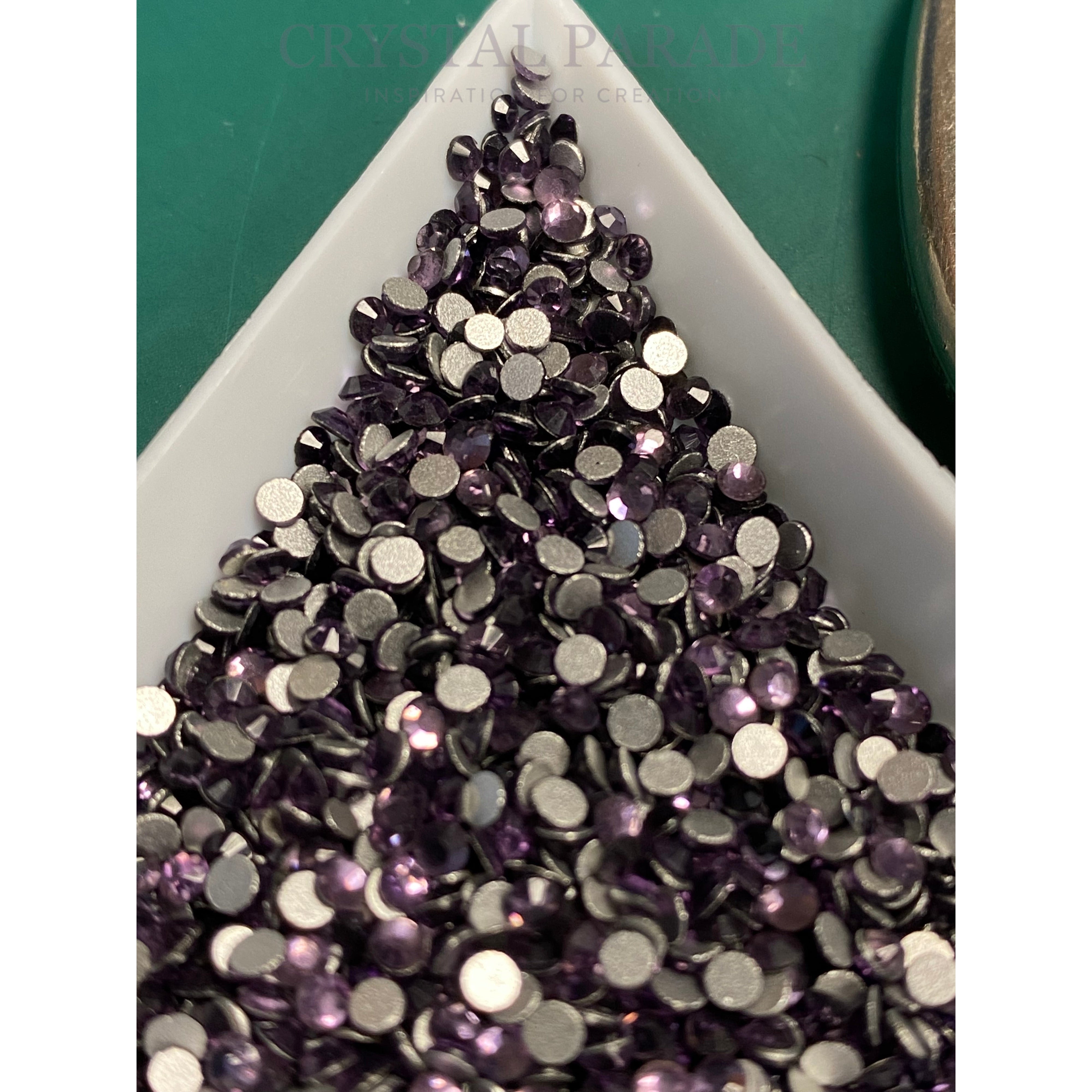 Limited Edition - Zodiac Crystals Mixed Sizes Pack of 200 - Plum