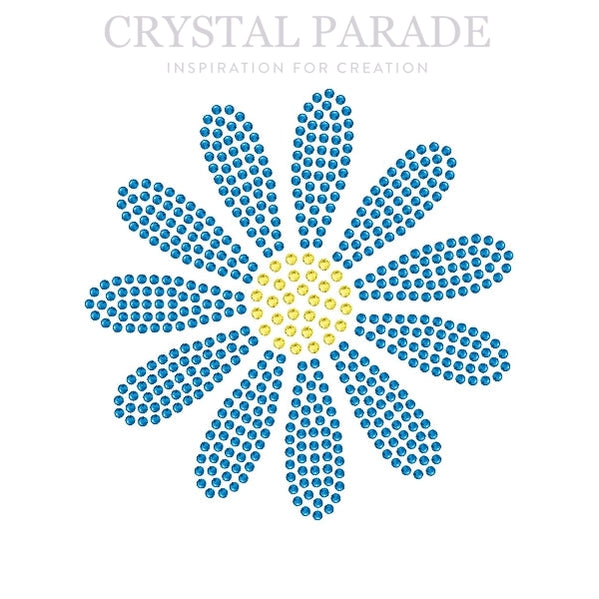 Preciosa Hotfix Transfers - Daisy Flower