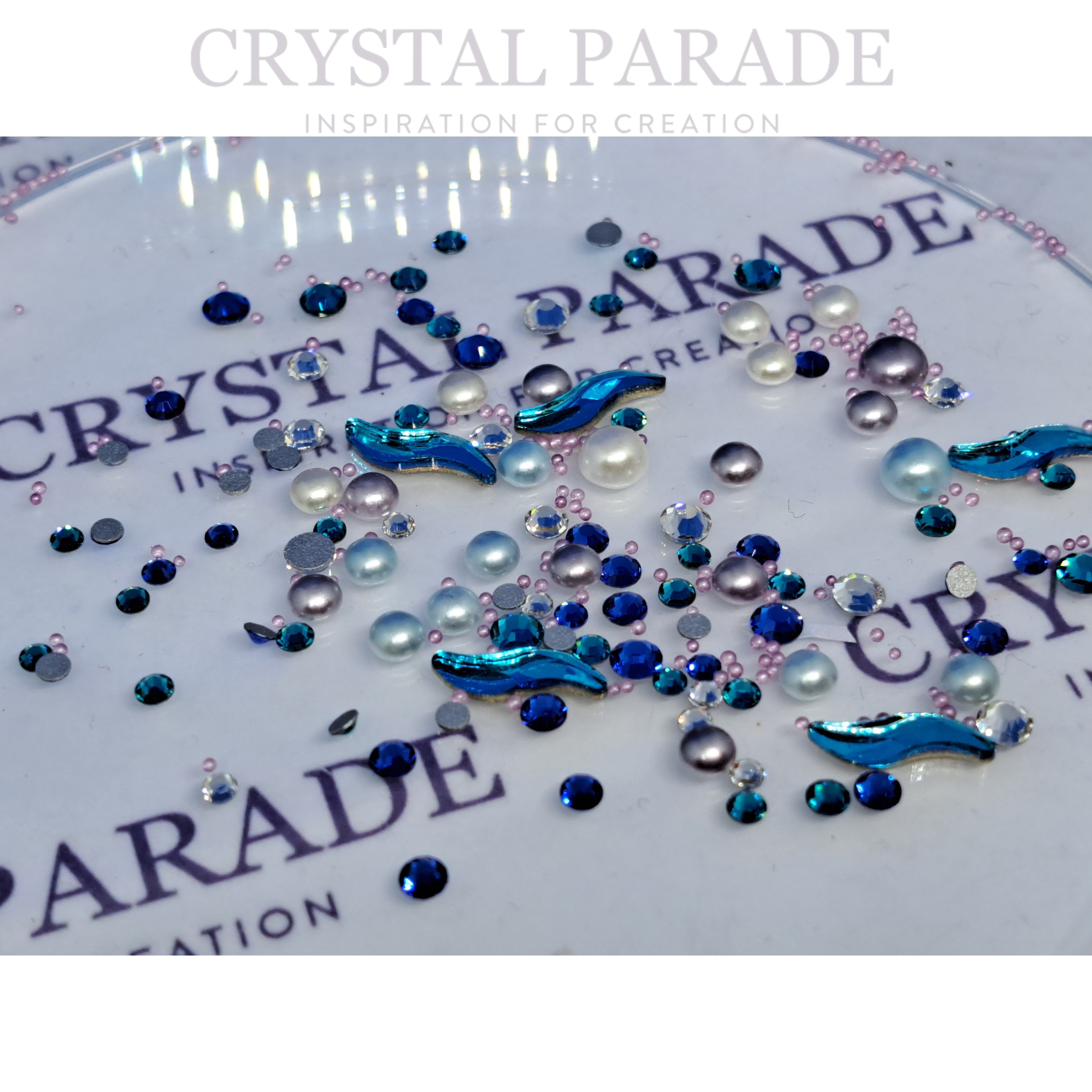 Preciosa Crystal and Pearl mix - Mermaid + Caviar Beads
