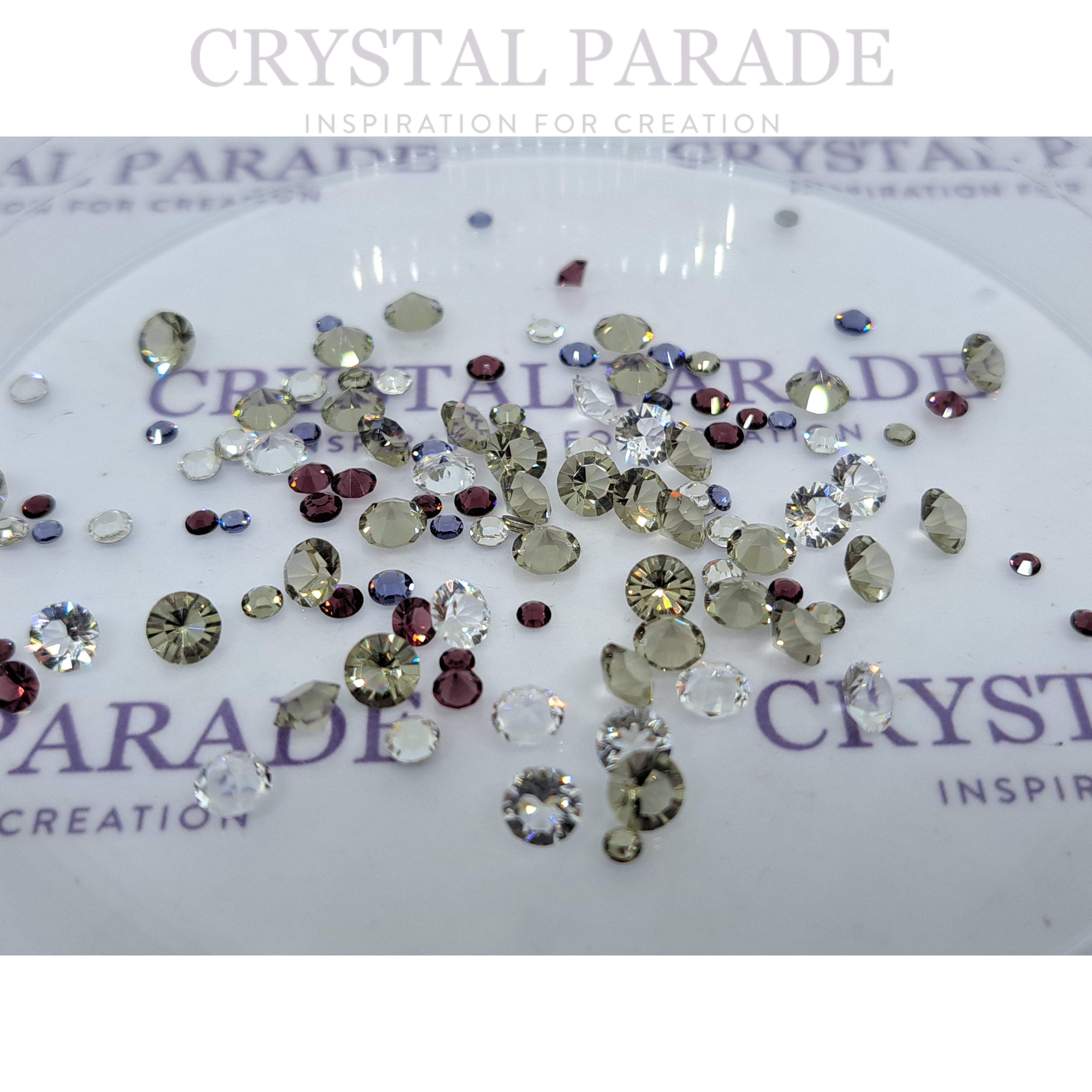 Swarovski and Preciosa 3D Jelly Mix - Steamy Windows x100