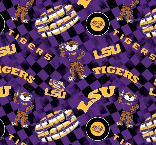 Sykel Louisiana Check Allover LSU1370