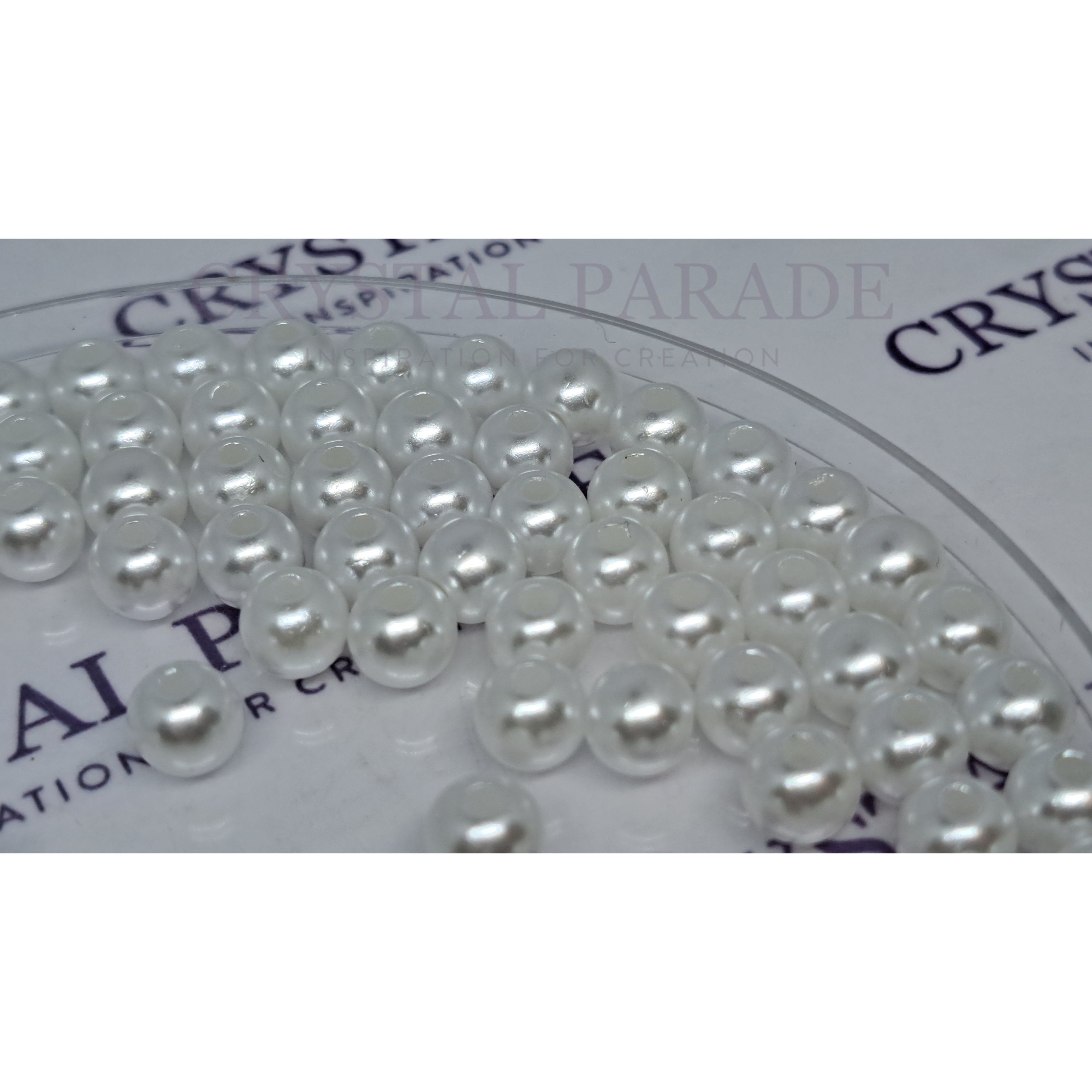 Zodiac Round Pearls - White