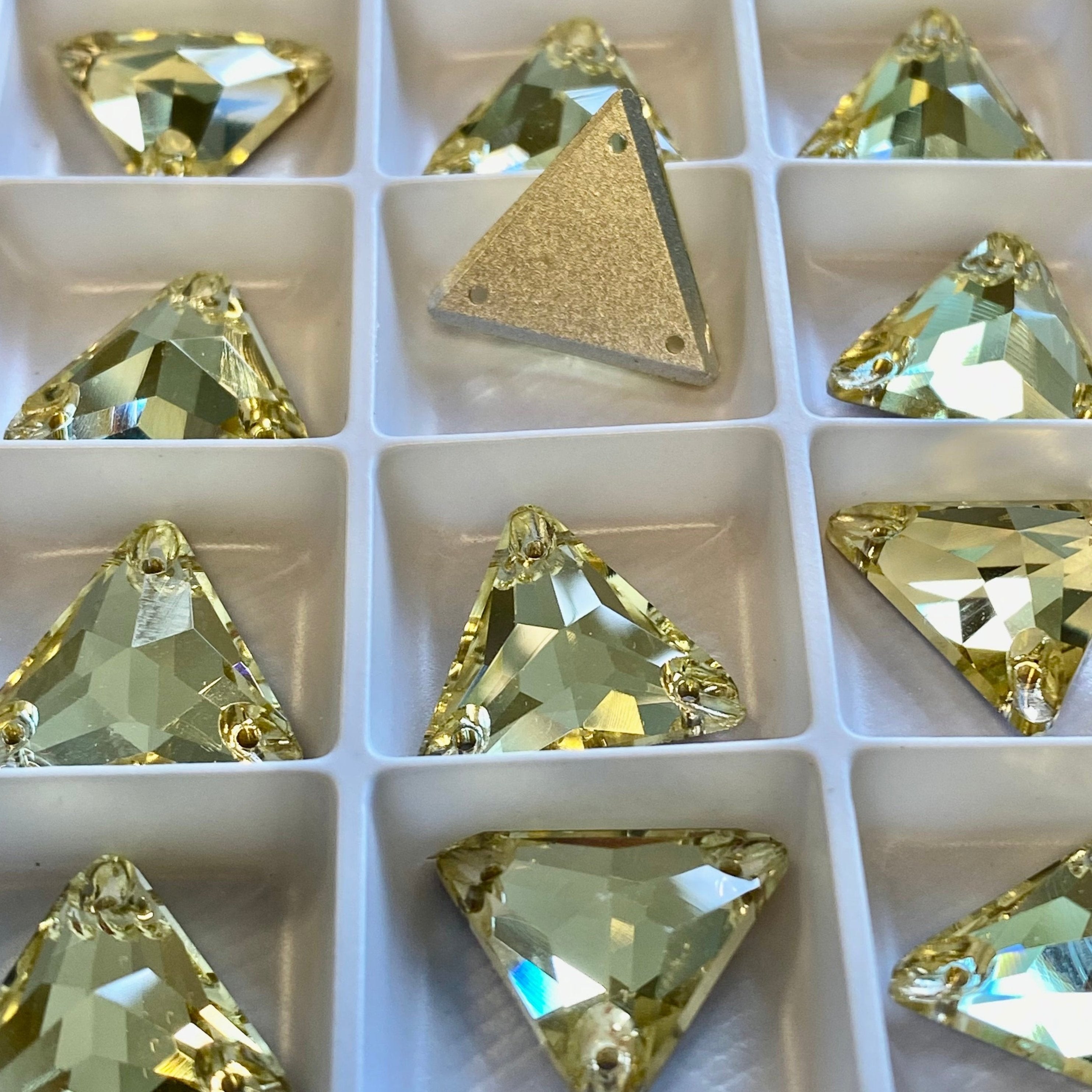 Limited Edition - Zodiac Sew on Triangle - Jonquil