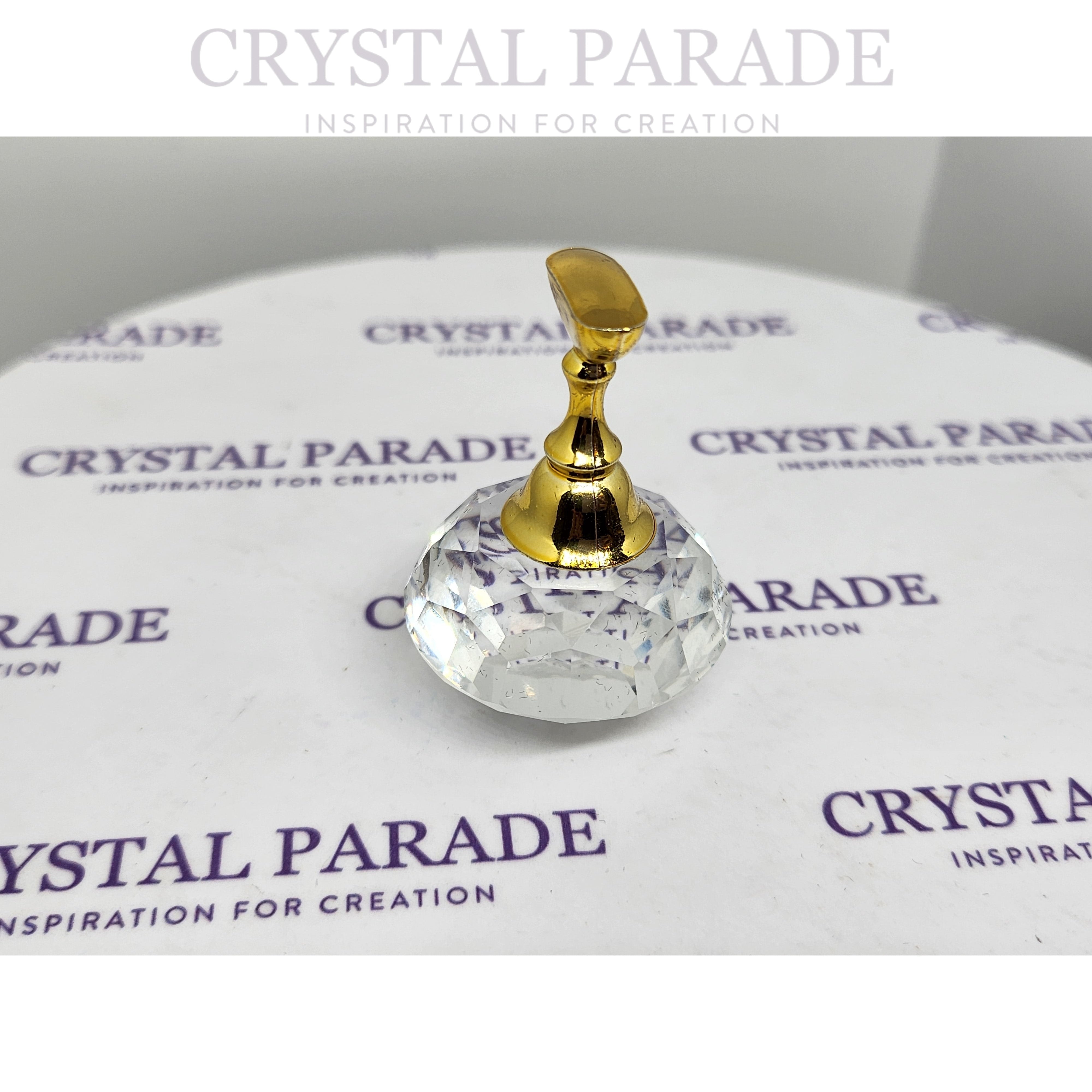 Magnetic Crystal Nail Tip Holder with 5 stands - Clear