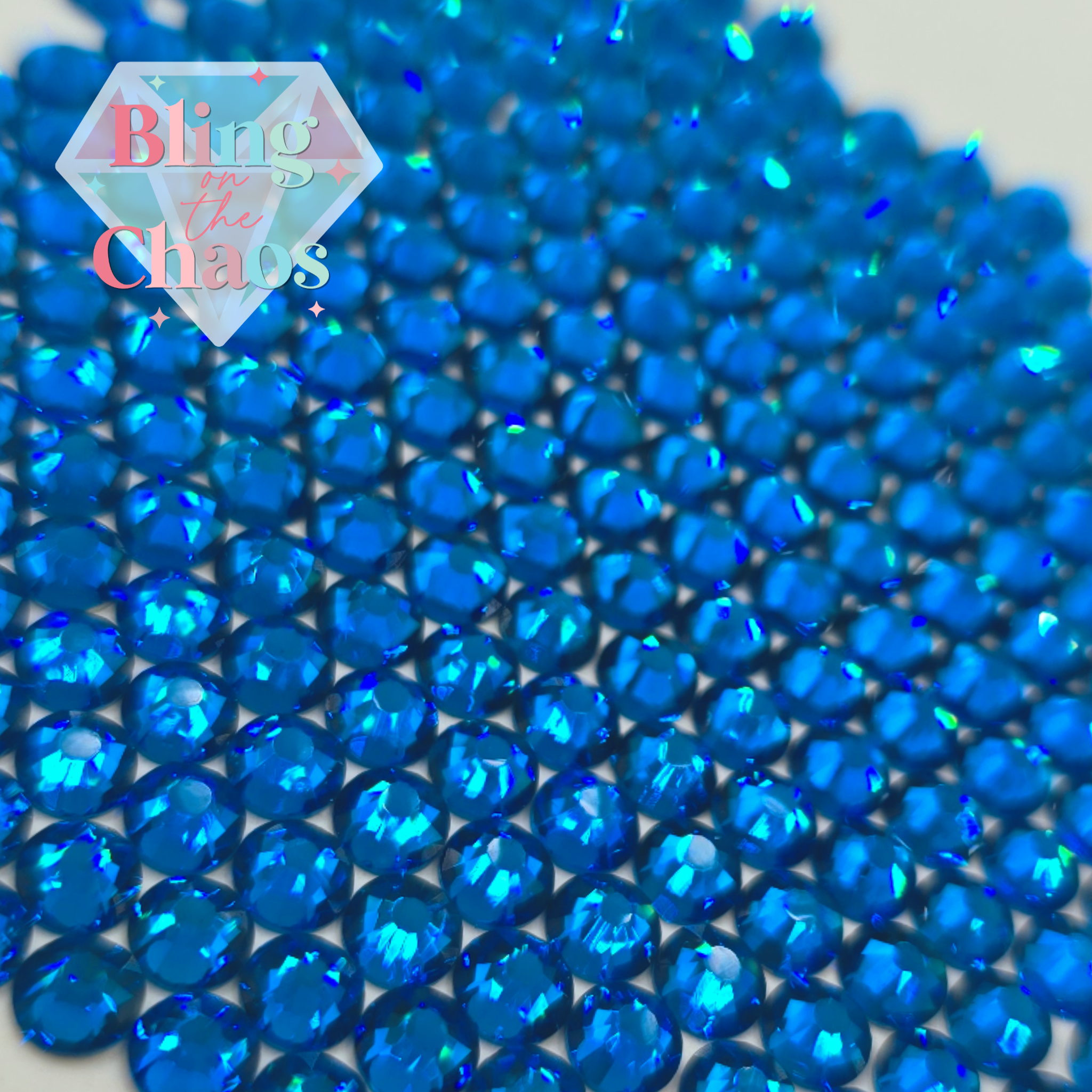 Capri Blue Rhinestone
