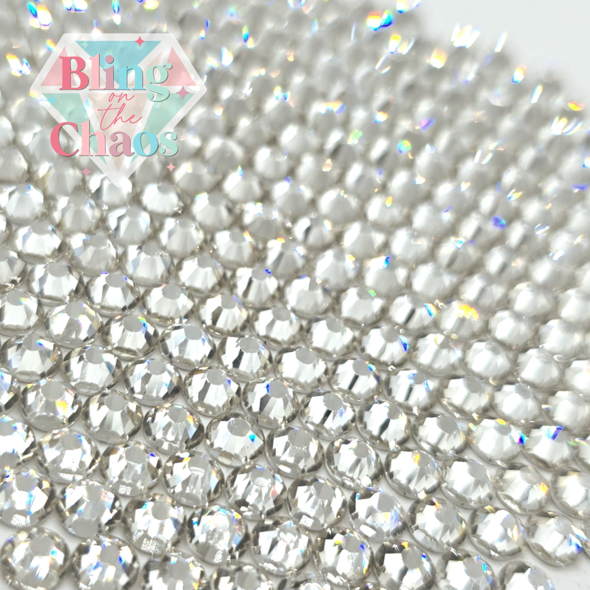 Crystal Silver Back Rhinestone