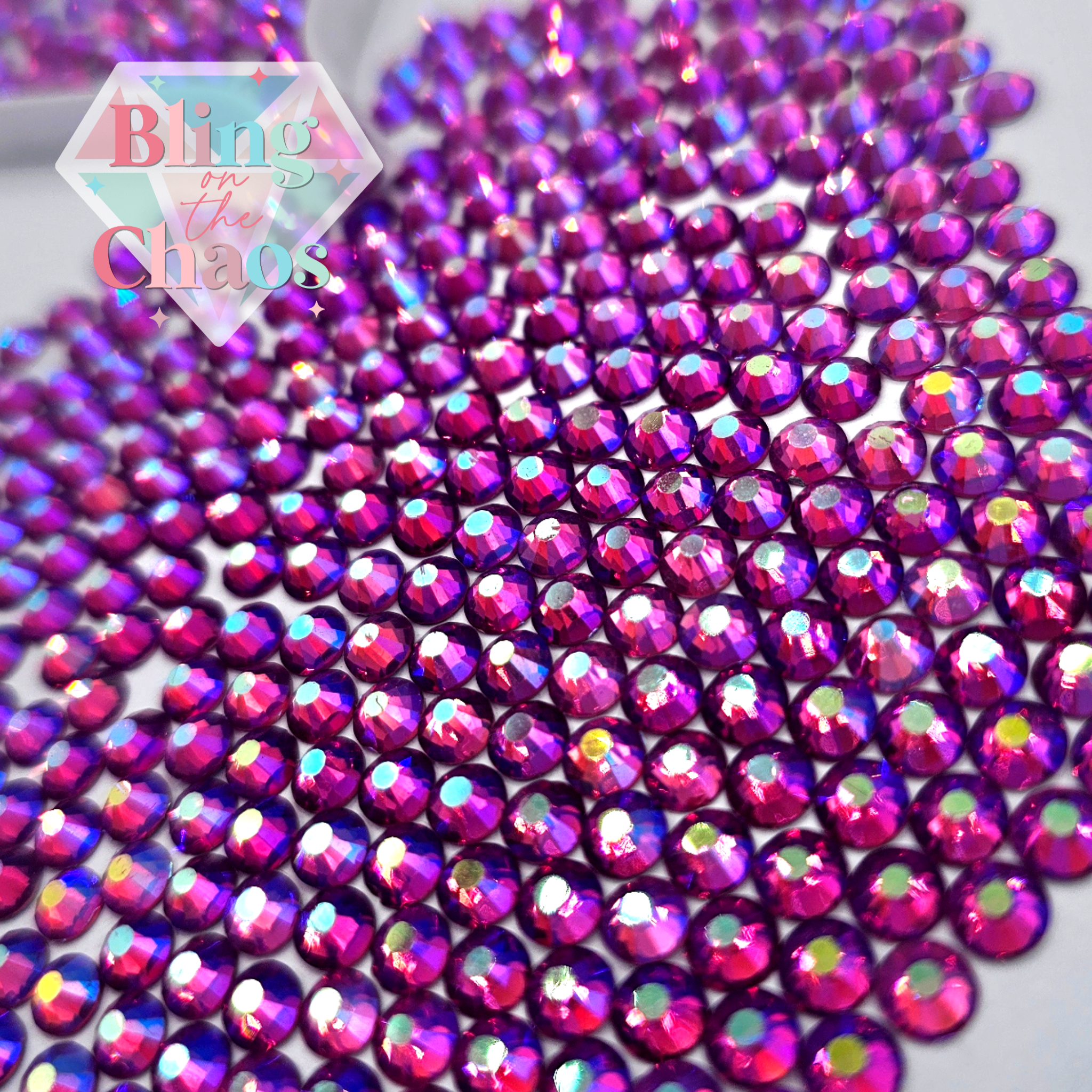 Fuchsia AB Rhinestone