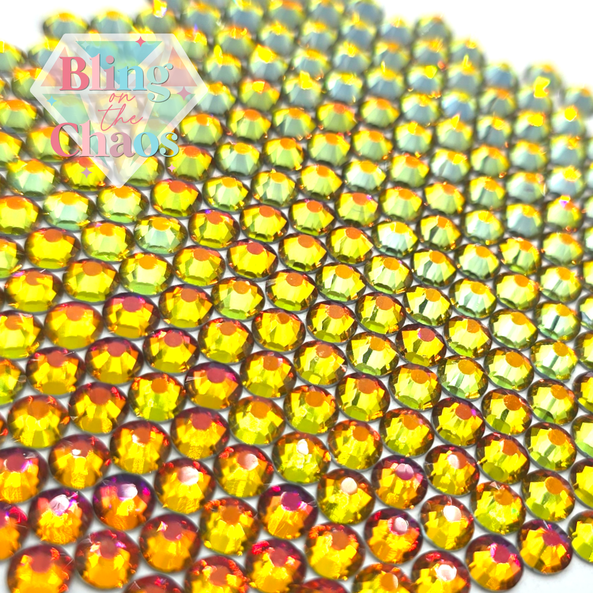 Red Flame Rhinestone