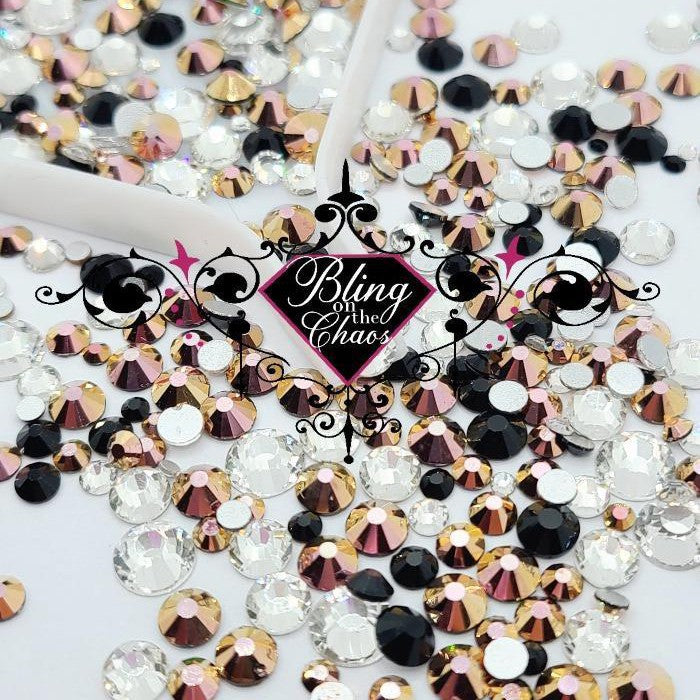 Rose Gold Luxe - Hammered Metal Series