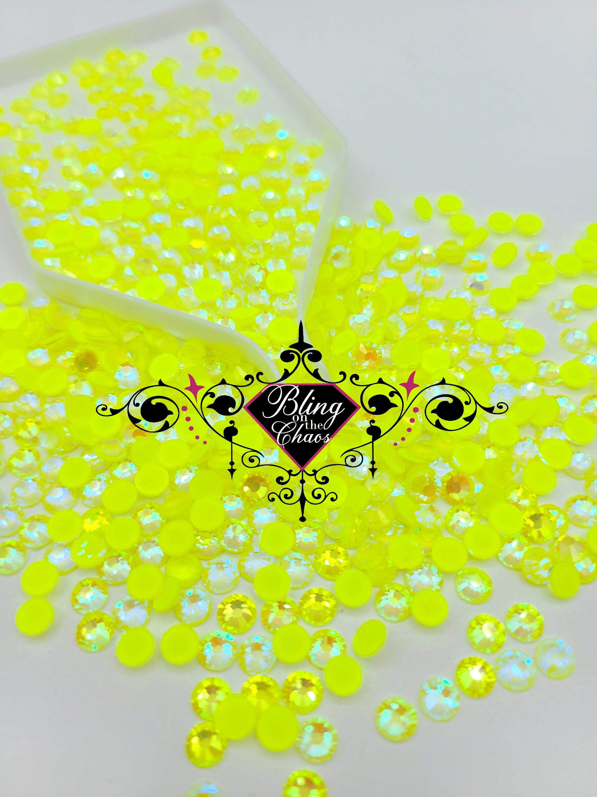 Citrine AB Neon Luminous Rhinestone