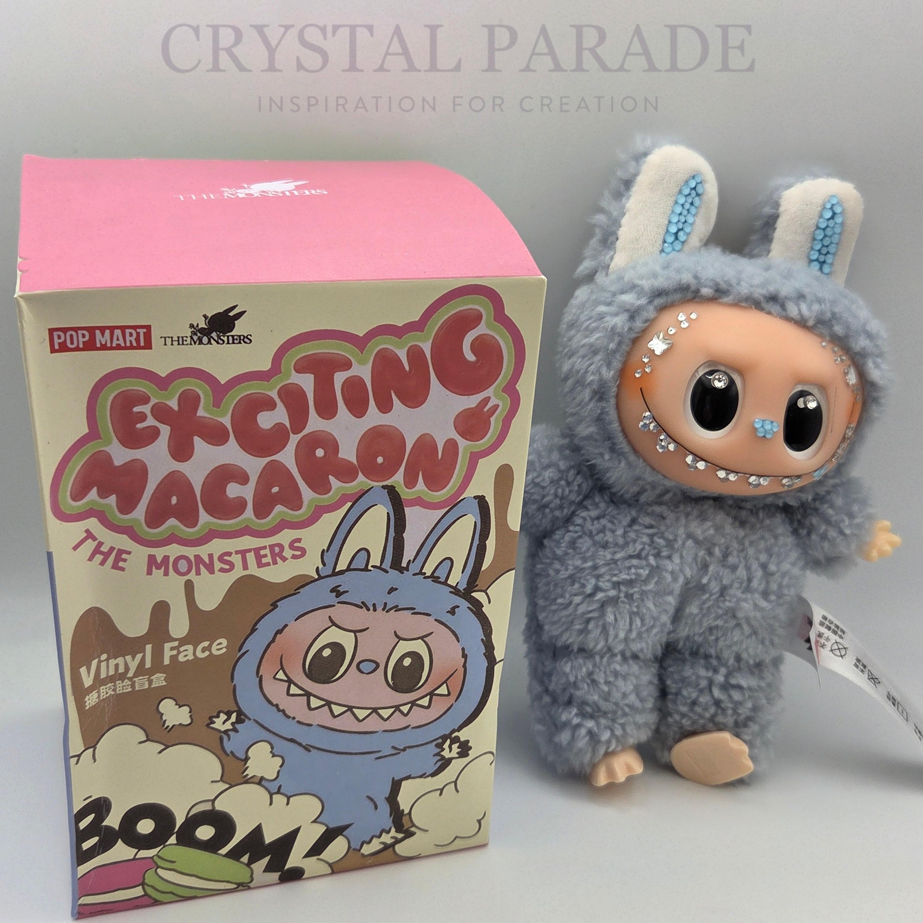 Hand Embellished Labubu Style Keychain - Sea Salt Coconut