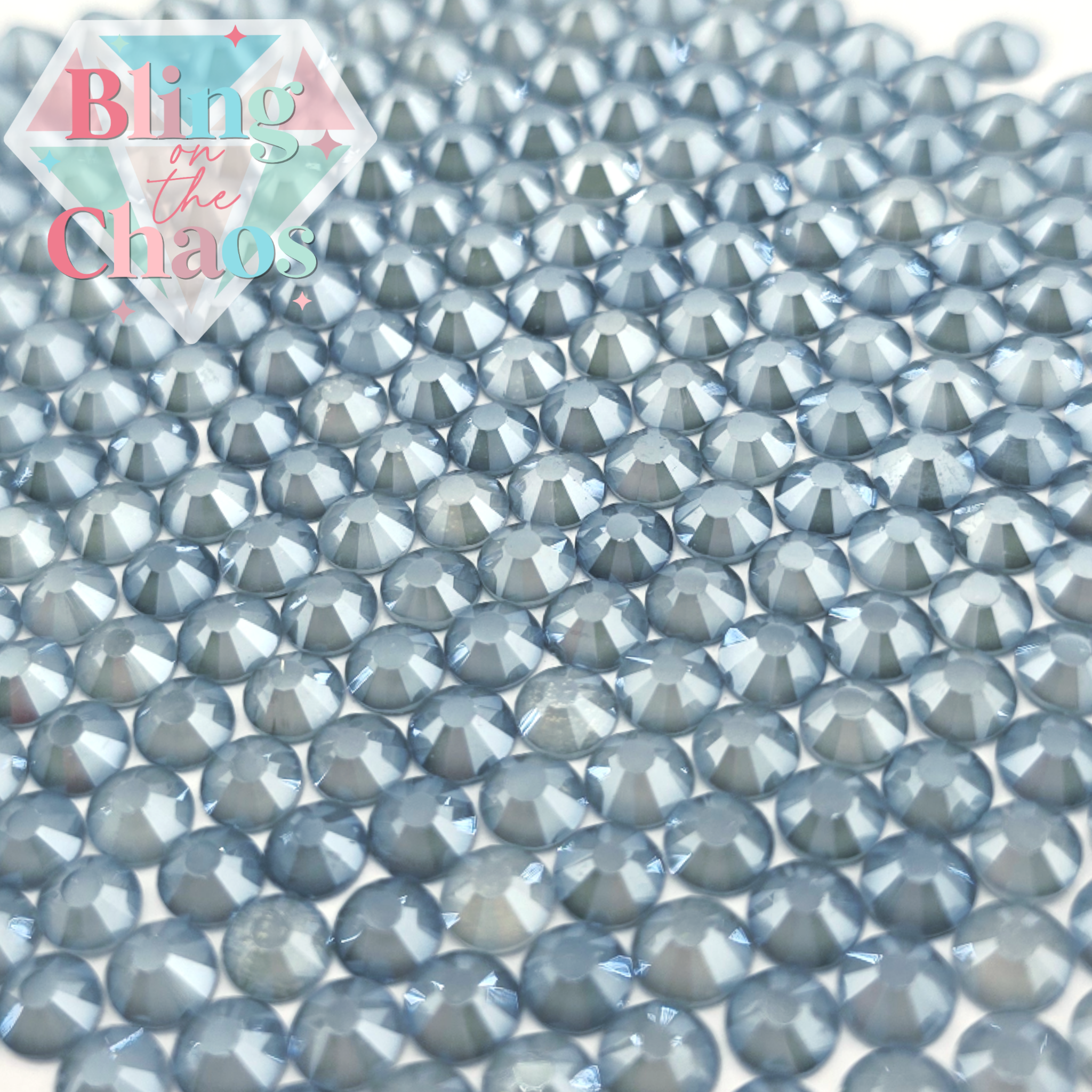 Light Grey Mocha Rhinestone