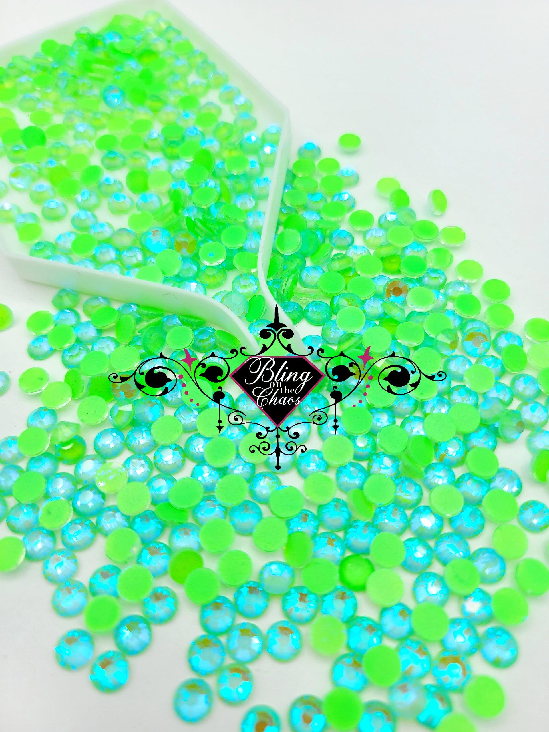Light Peridot AB Neon Luminous Rhinestone