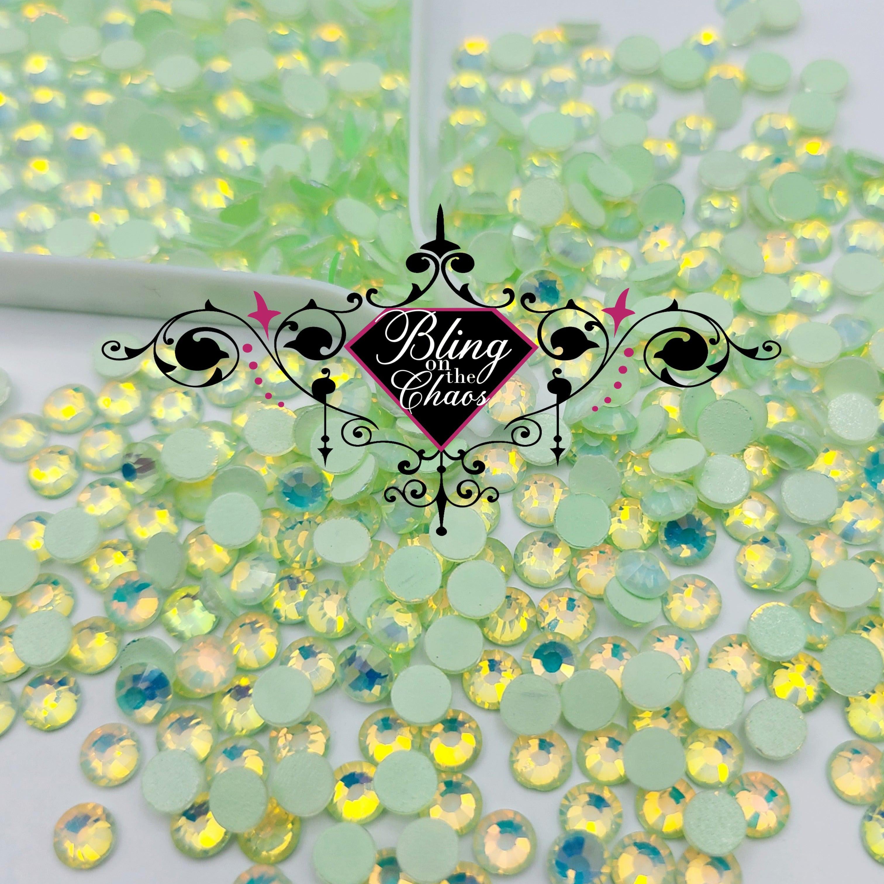 Light Peridot Luminous Opal Rhinestone