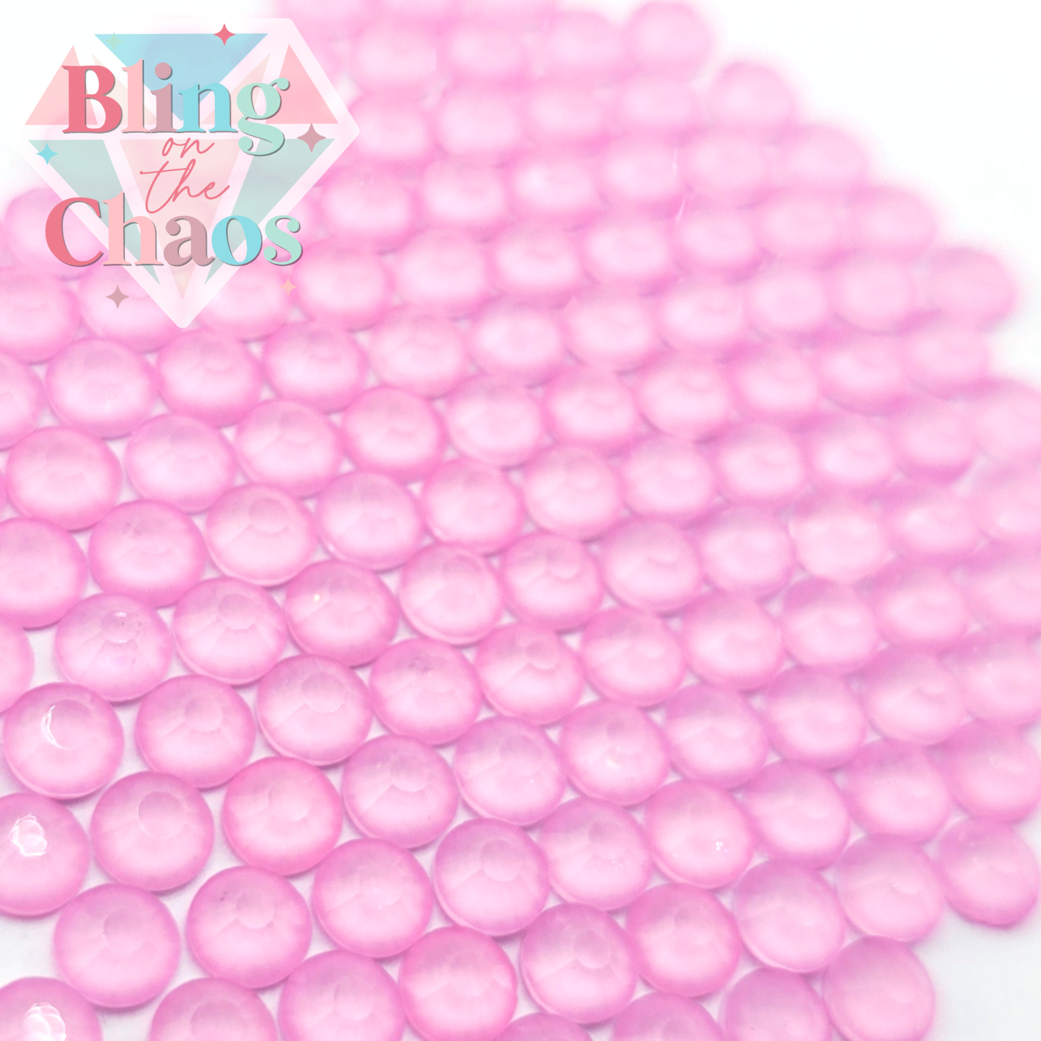 Light Rose Neon Rhinestone