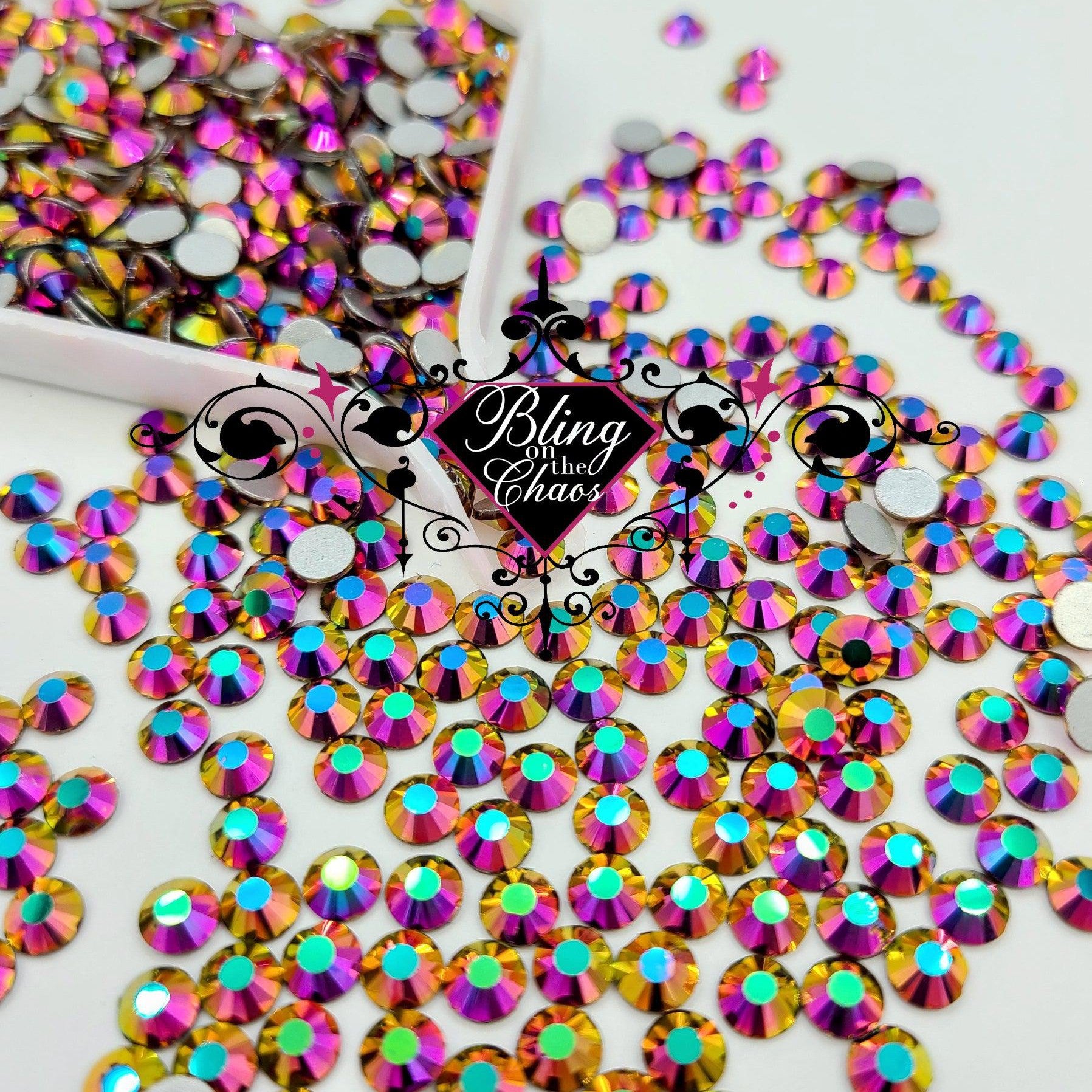 Rainbow Rose Rhinestone