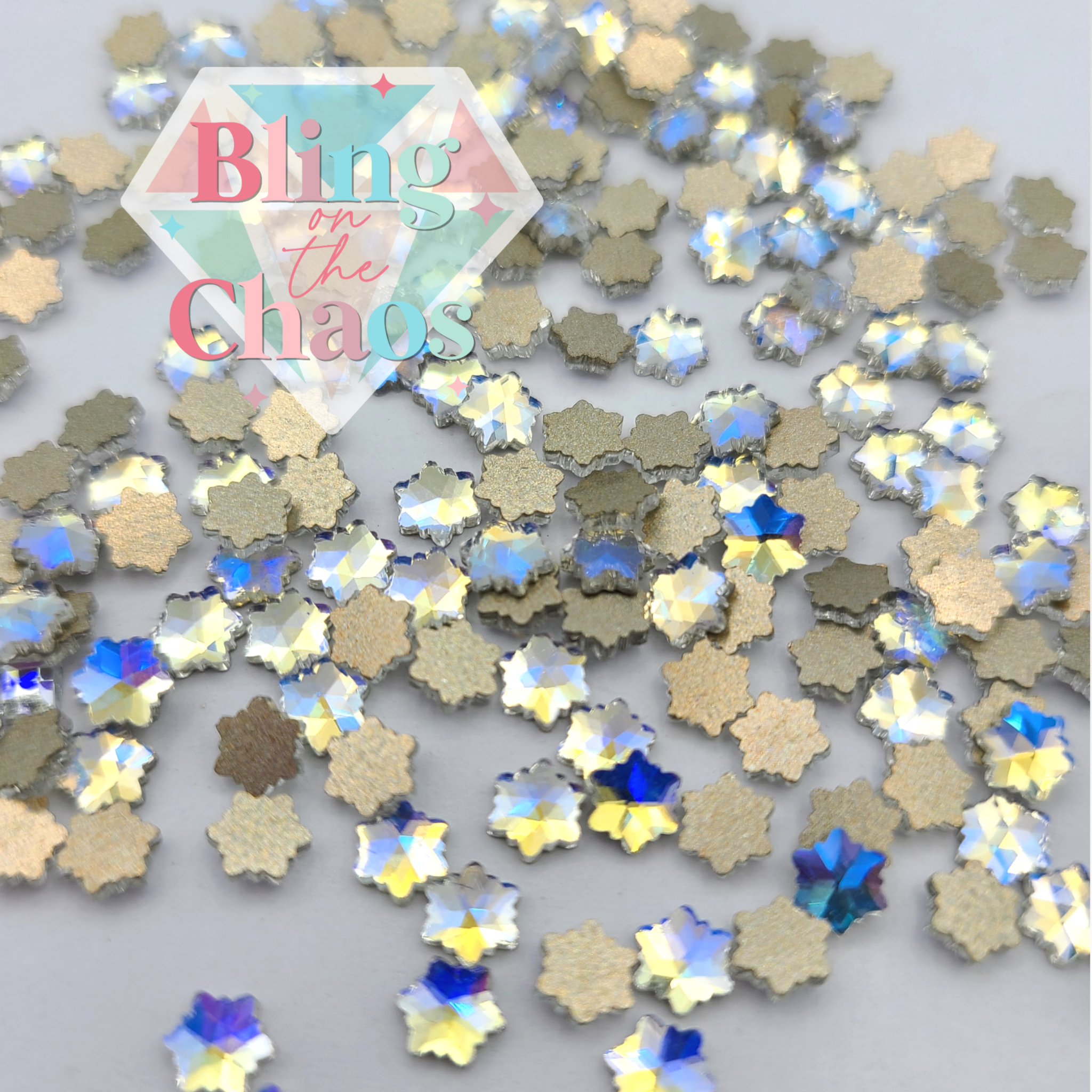 Starry Sky Rhinestone Snowflakes