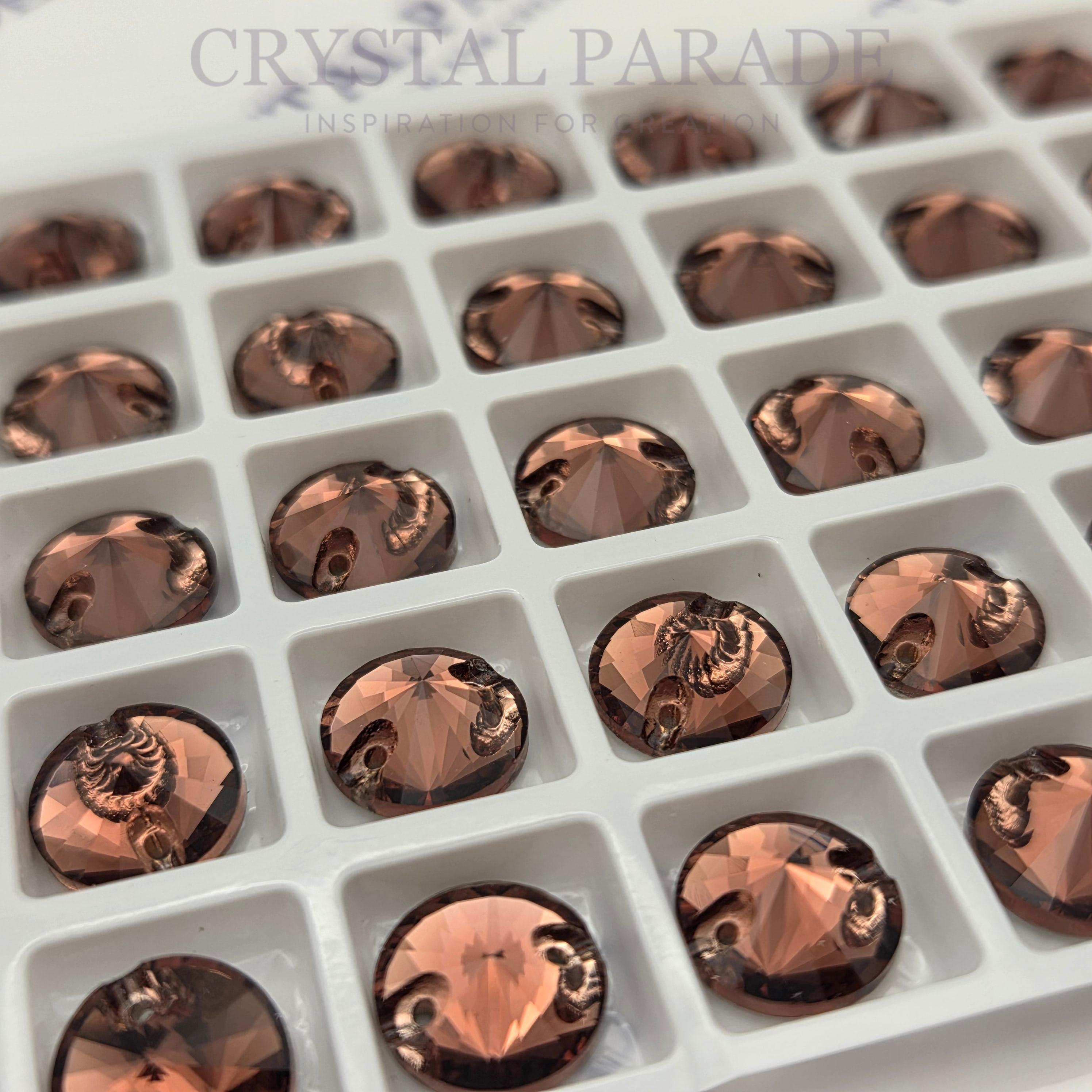 Zodiac Rivoli Sew on Stone - Burgundy