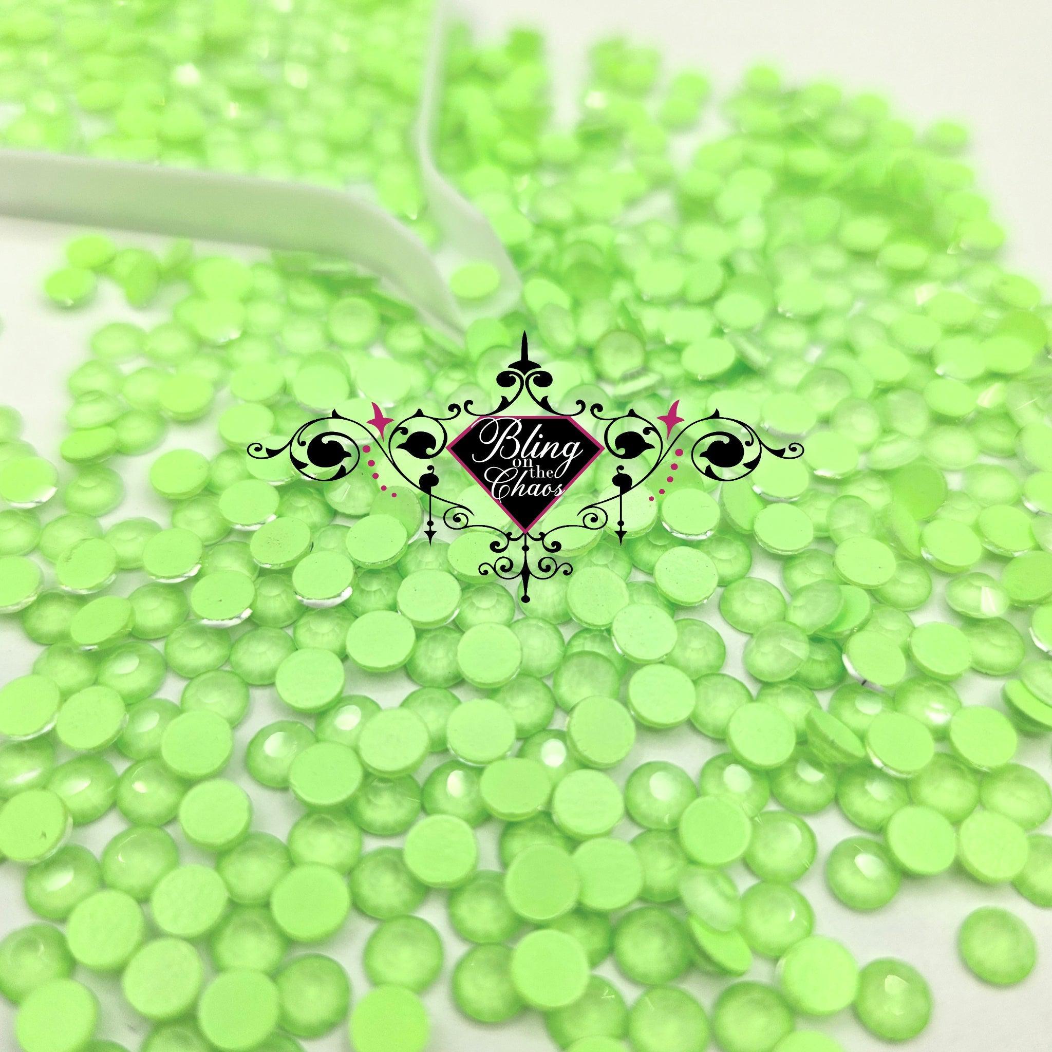 Lime Neon Rhinestone