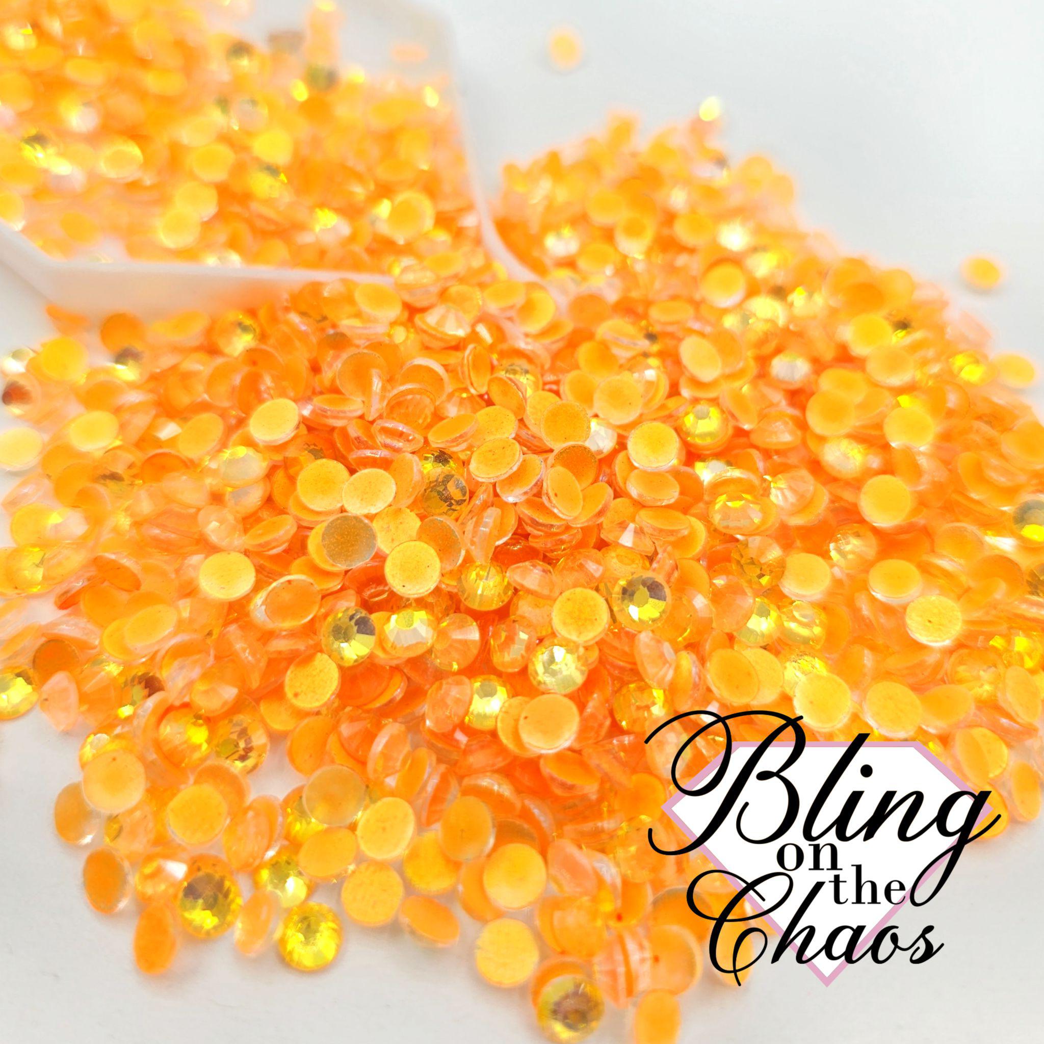 Orange Luminous Opal Rhinestone