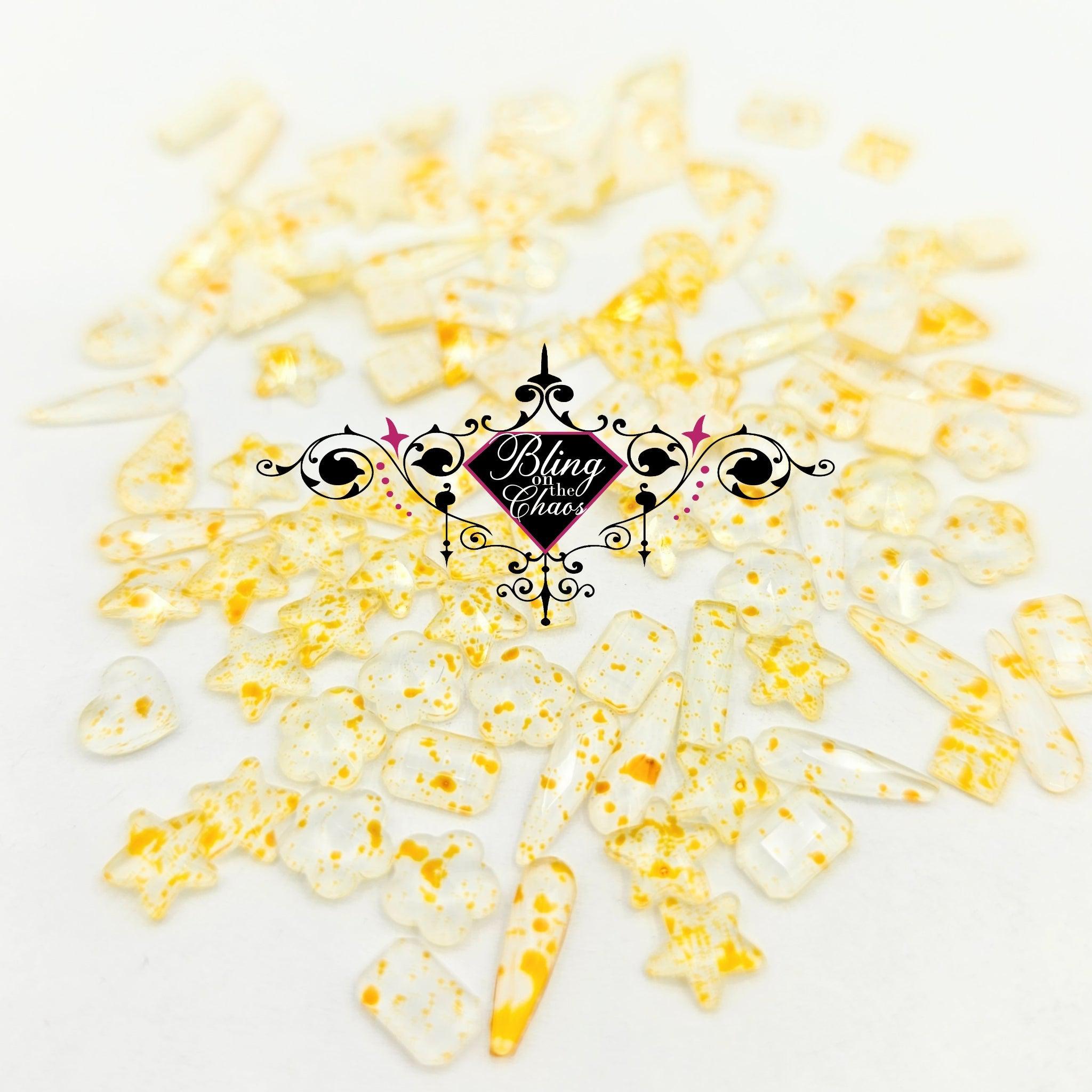 Tangerine Freckled Assorted Shapes