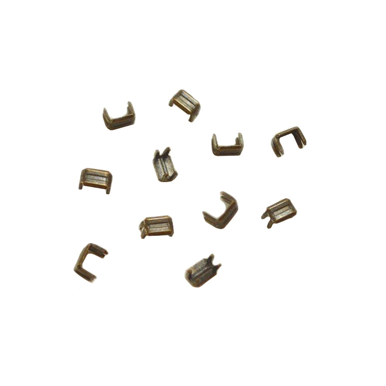YKK Bottom Stops (Antique Brass) - 30 Per Pack