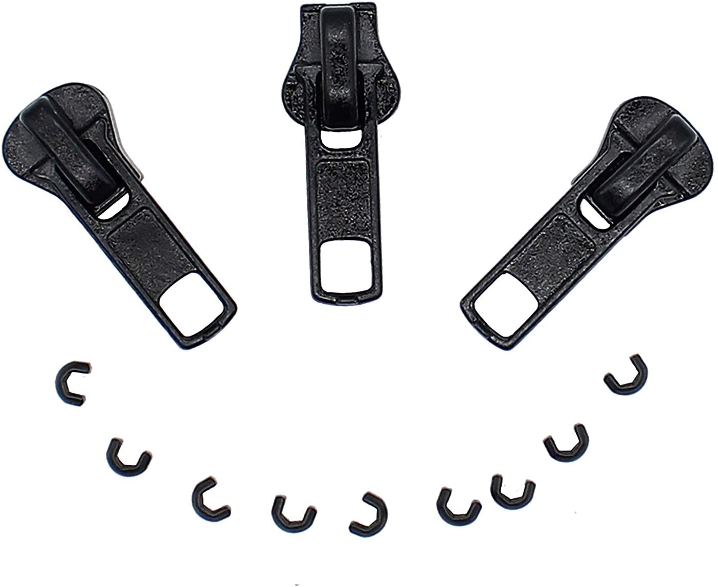 Zipper Repair Kit - #5 Vislon Auto Lock Sliders - 3 Universal Sliders and Stops Included - Made in The United States