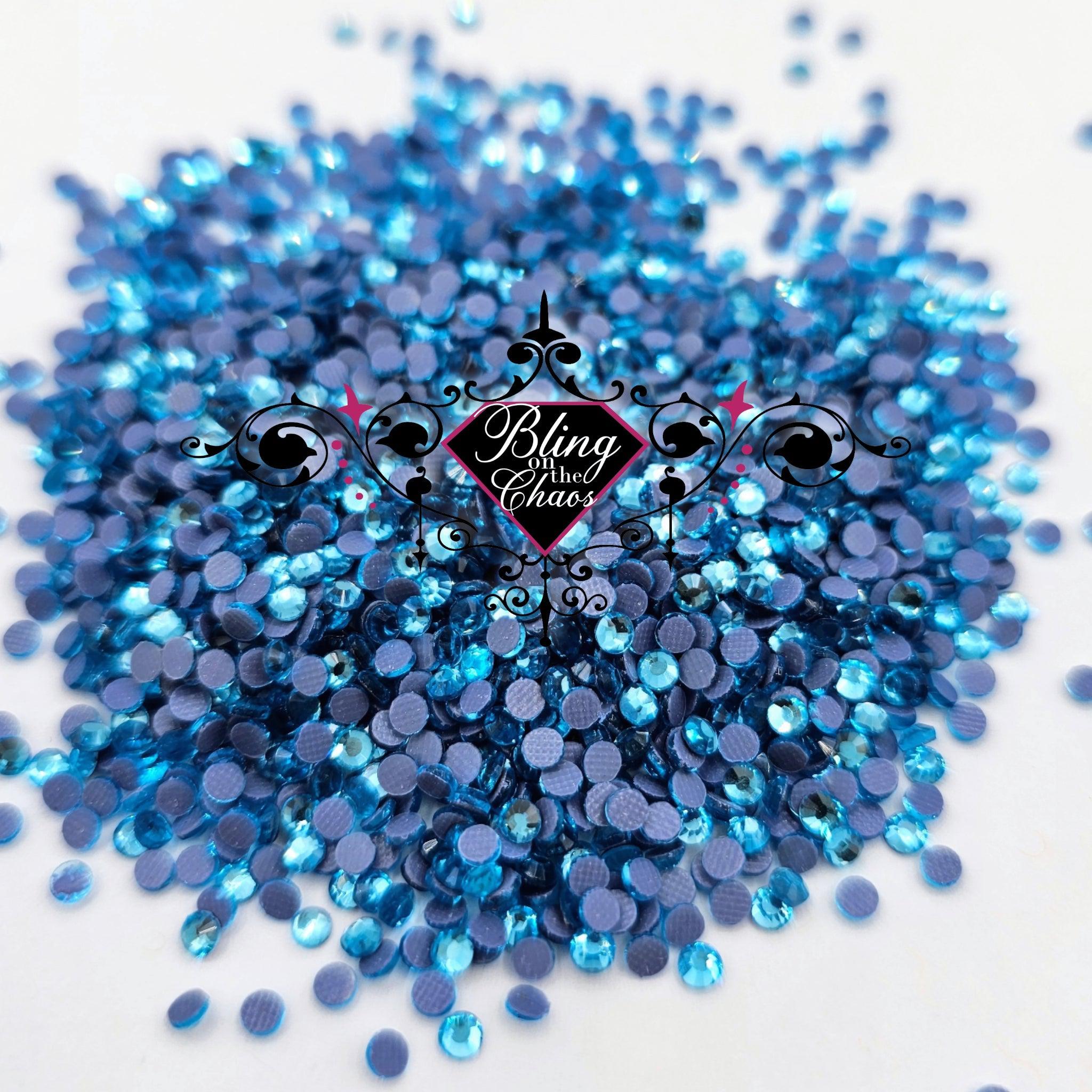 Aqua Hotfix Rhinestones