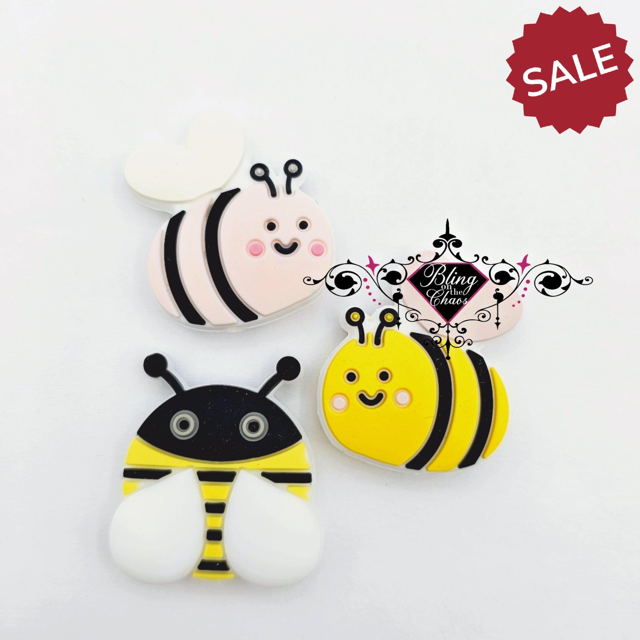 Bees Silicone Bead