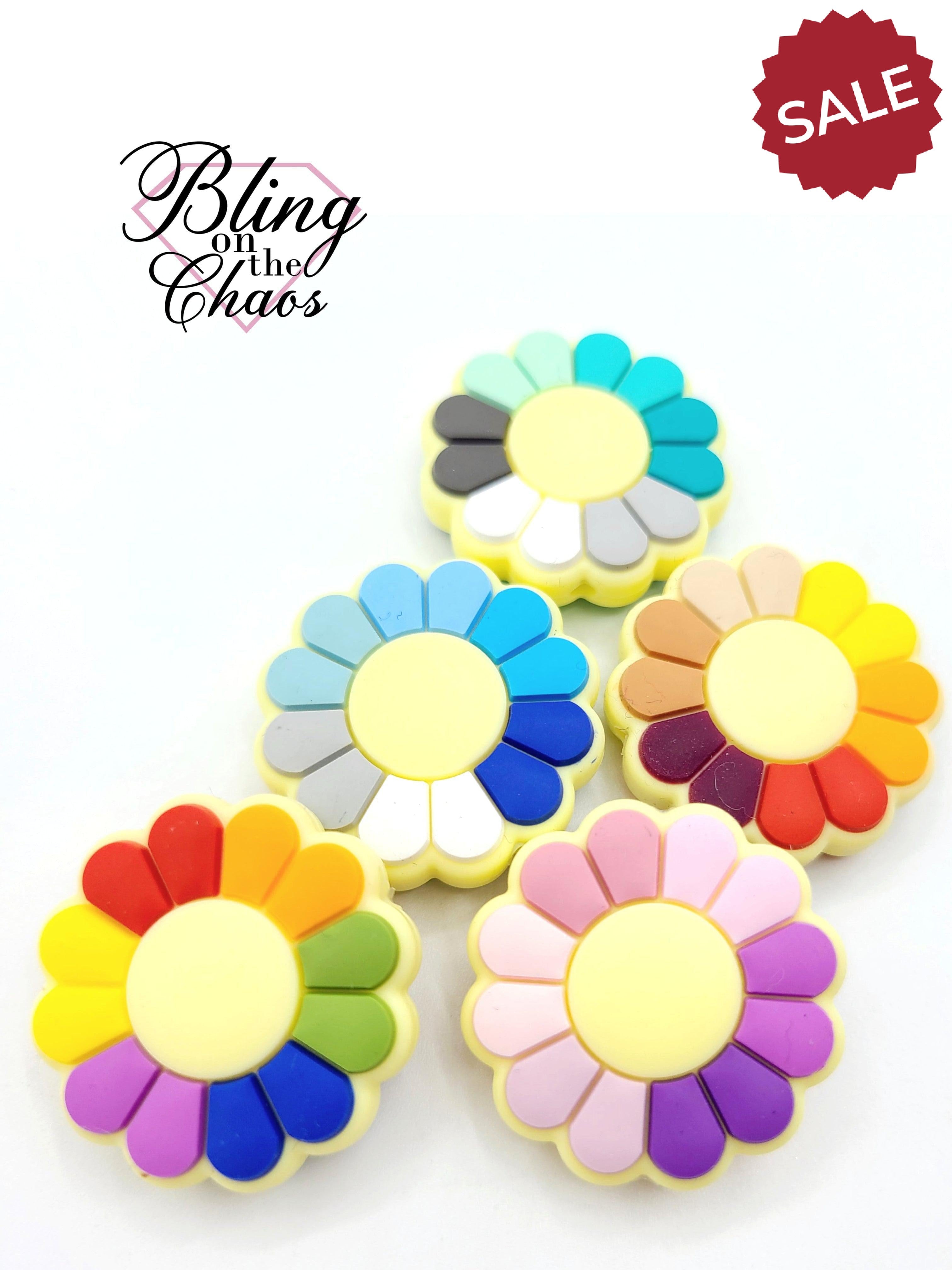 Flower Power Silicone Bead