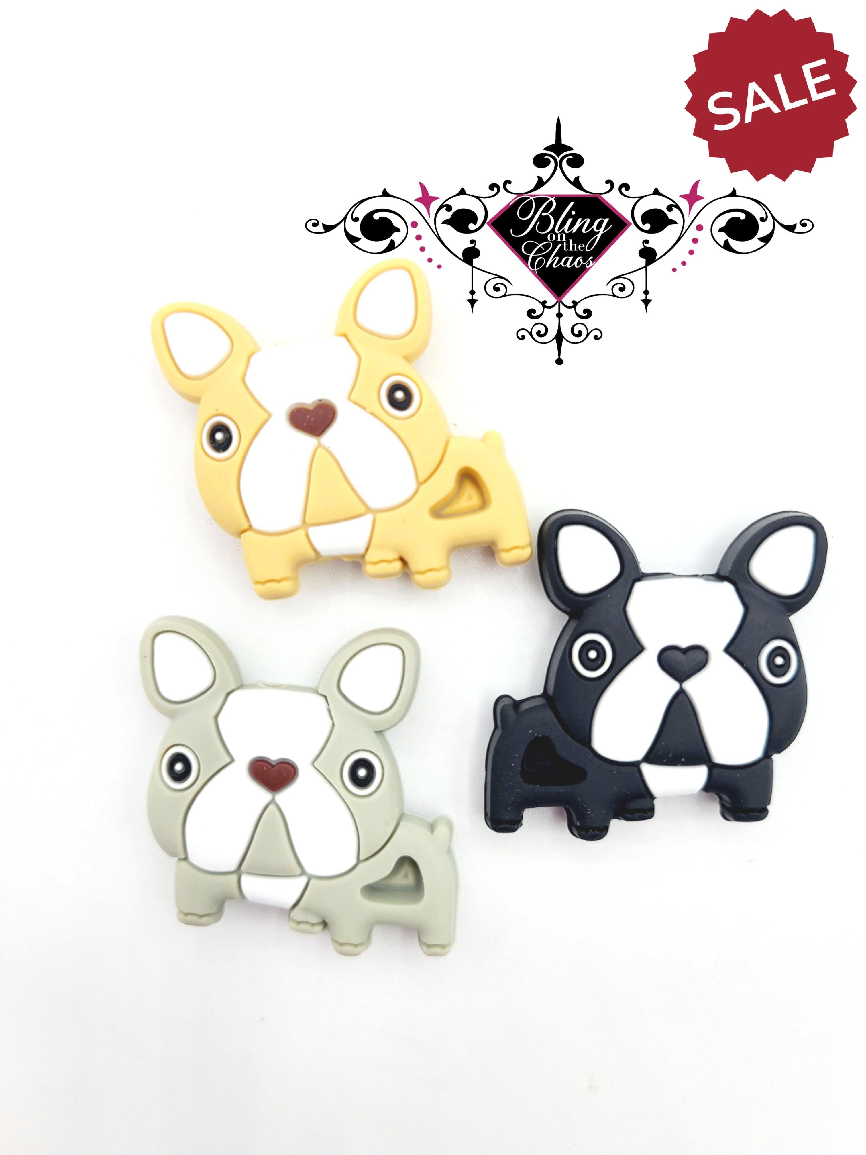 Frenchie/Bulldog Silicone Bead