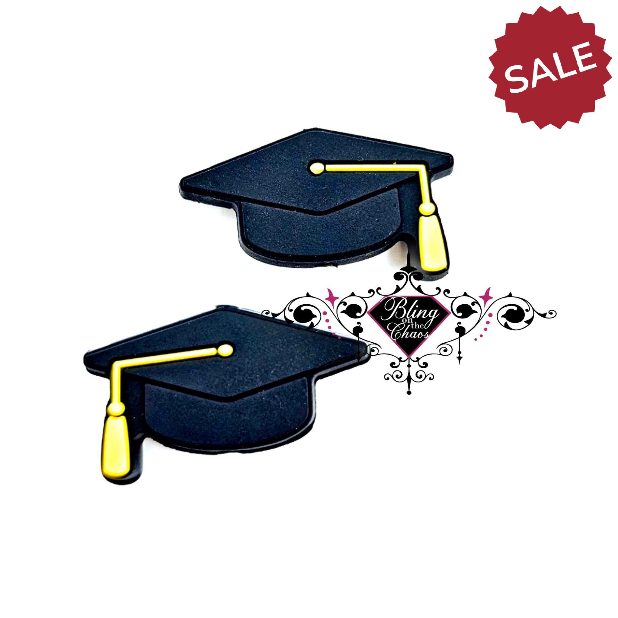 Graduation Cap Silicone Bead