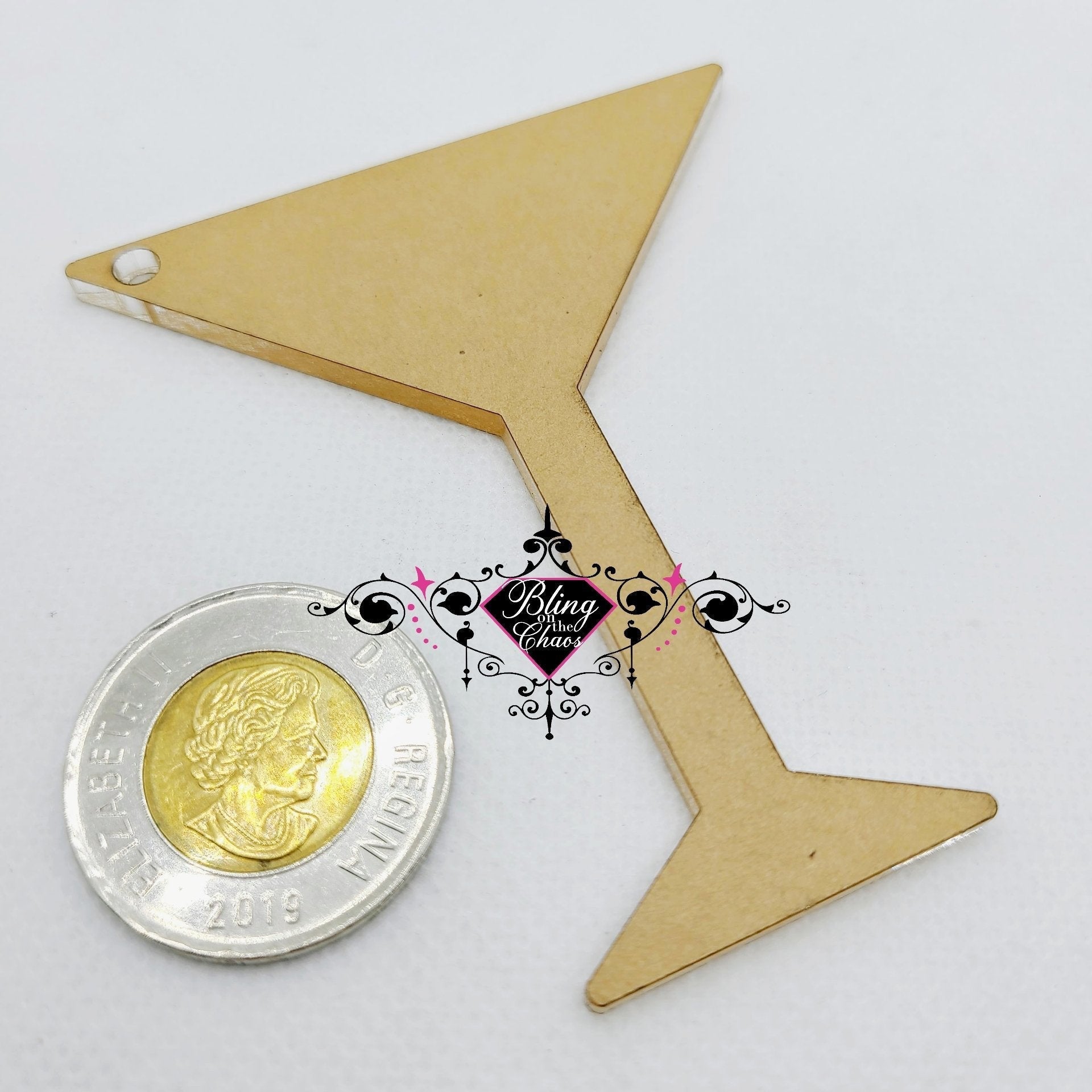 Martini Glass Acrylic Blank