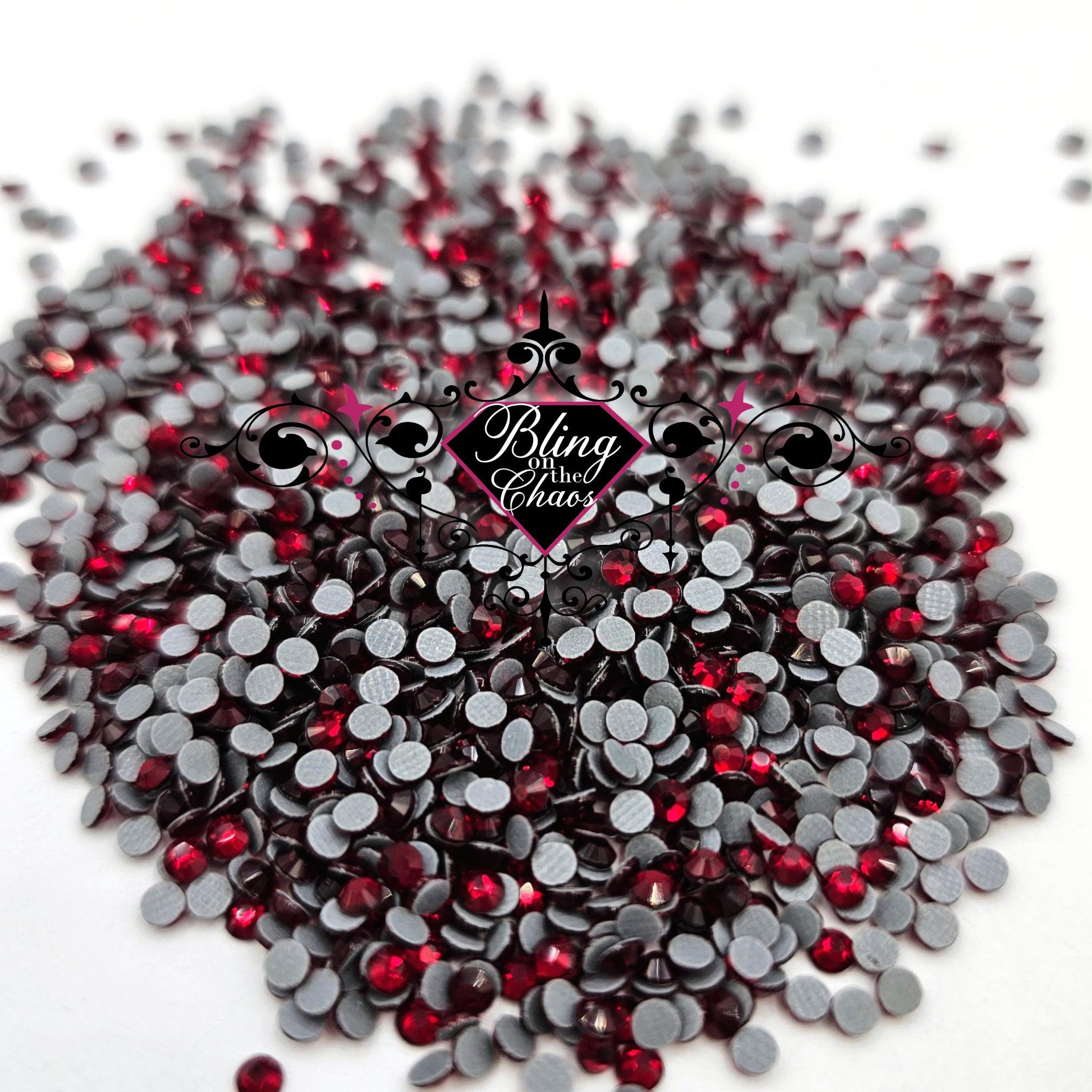 Medium Siam Hotfix Rhinestones