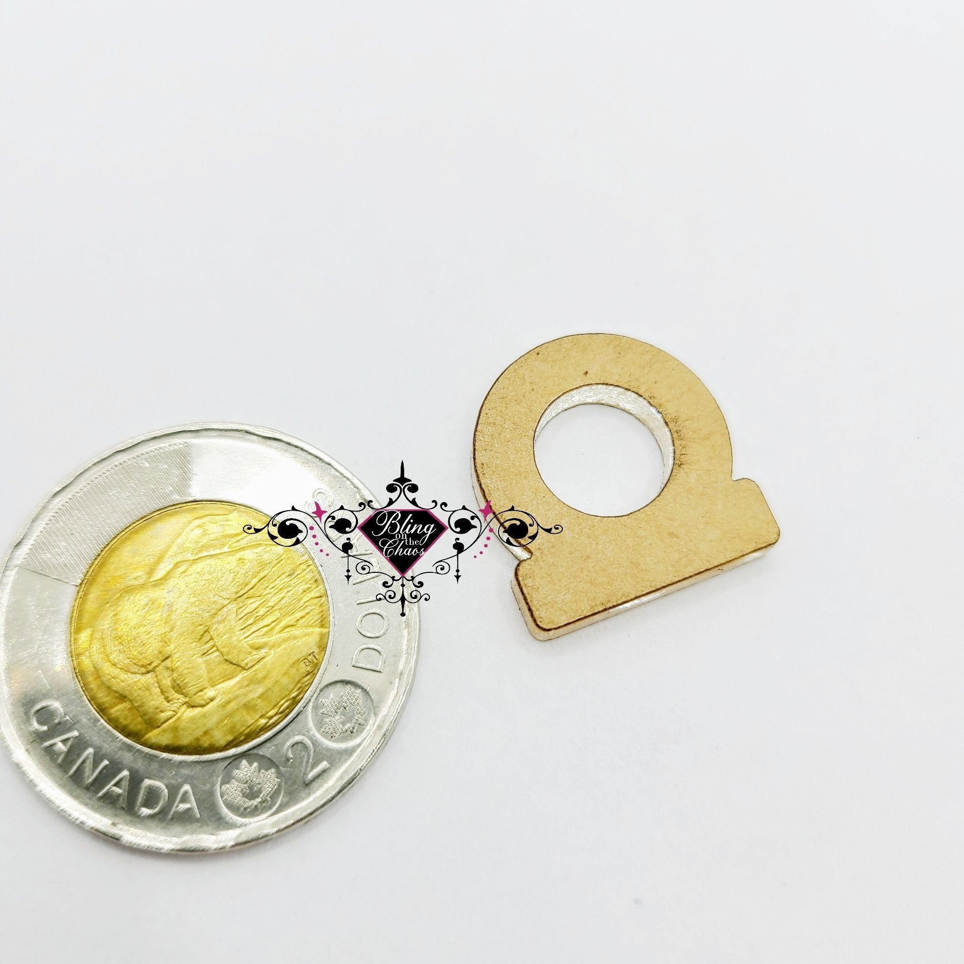 Straw Topper Holder Acrylic Blank 1"