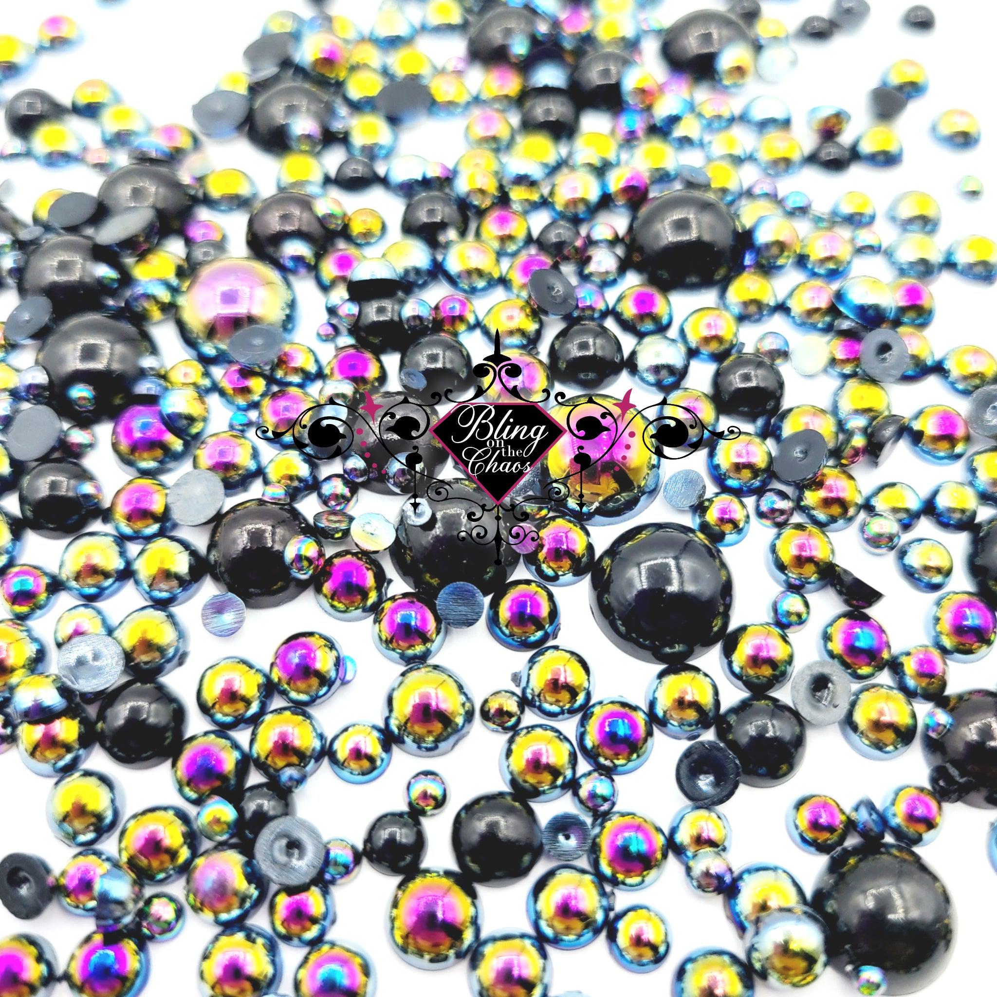 Blackberry Bellini Flat-back Pearls