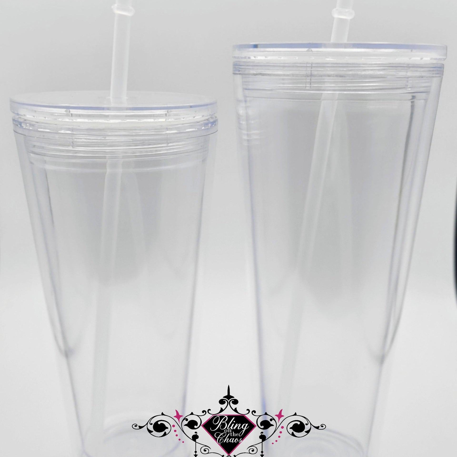 Flat Top Double Walled Tumbler