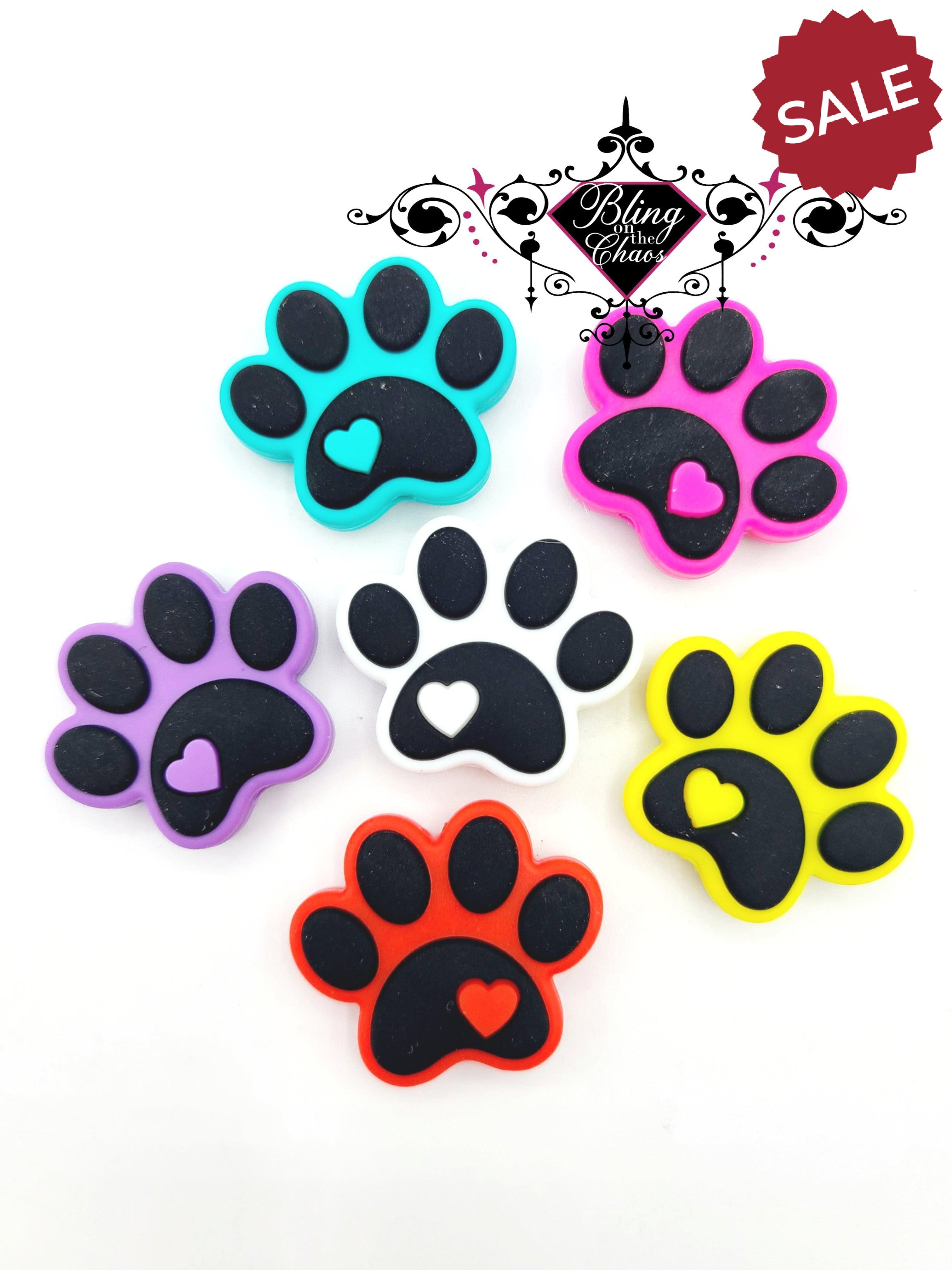 Paw Love Silicone Bead