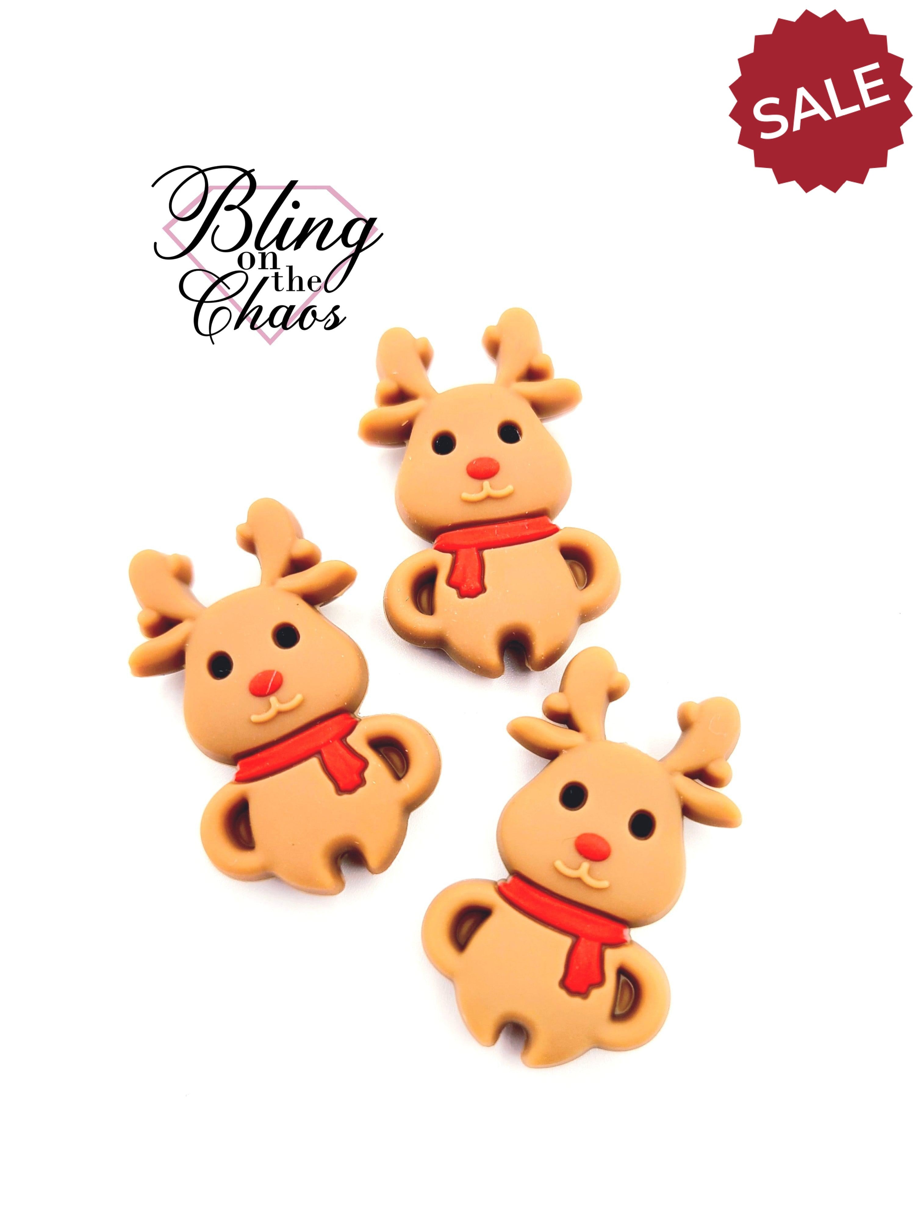 Reindeer Silicone Bead