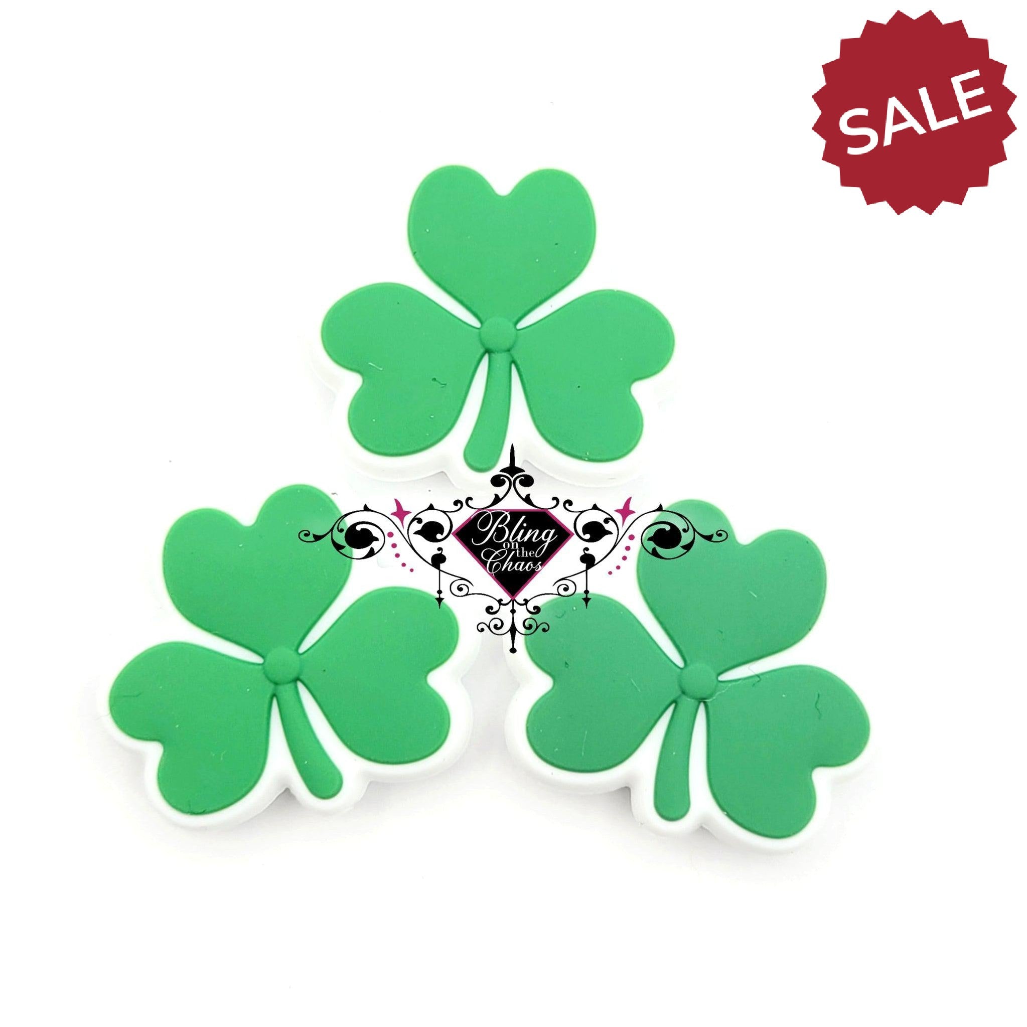 Shamrock Clover Silicone Bead