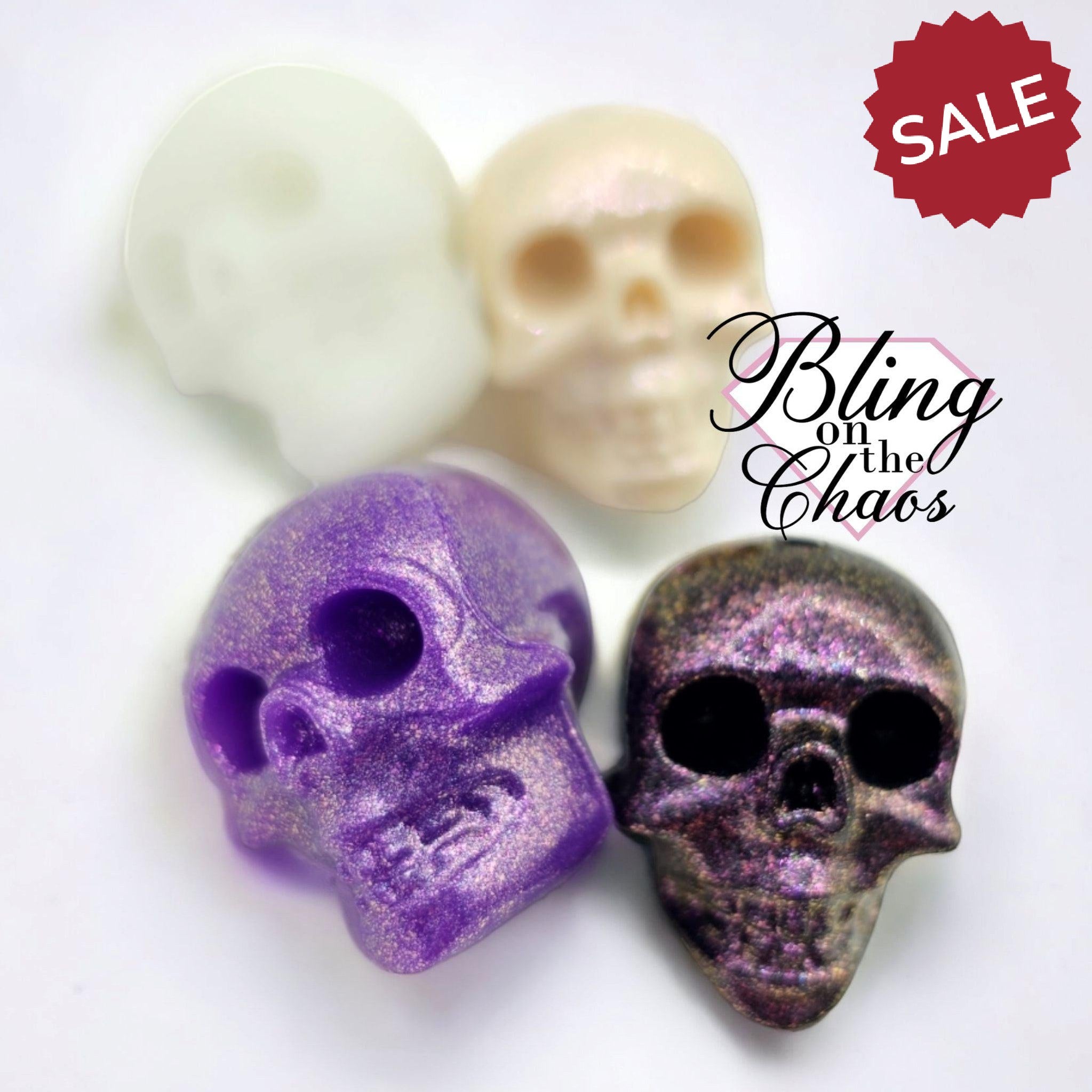 Skull Head Silicone Bead