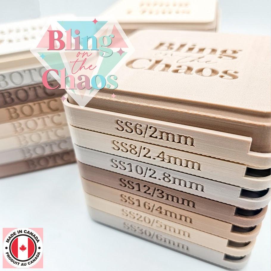 BOTC Neutral Stacking Rhinestone Flipping Trays