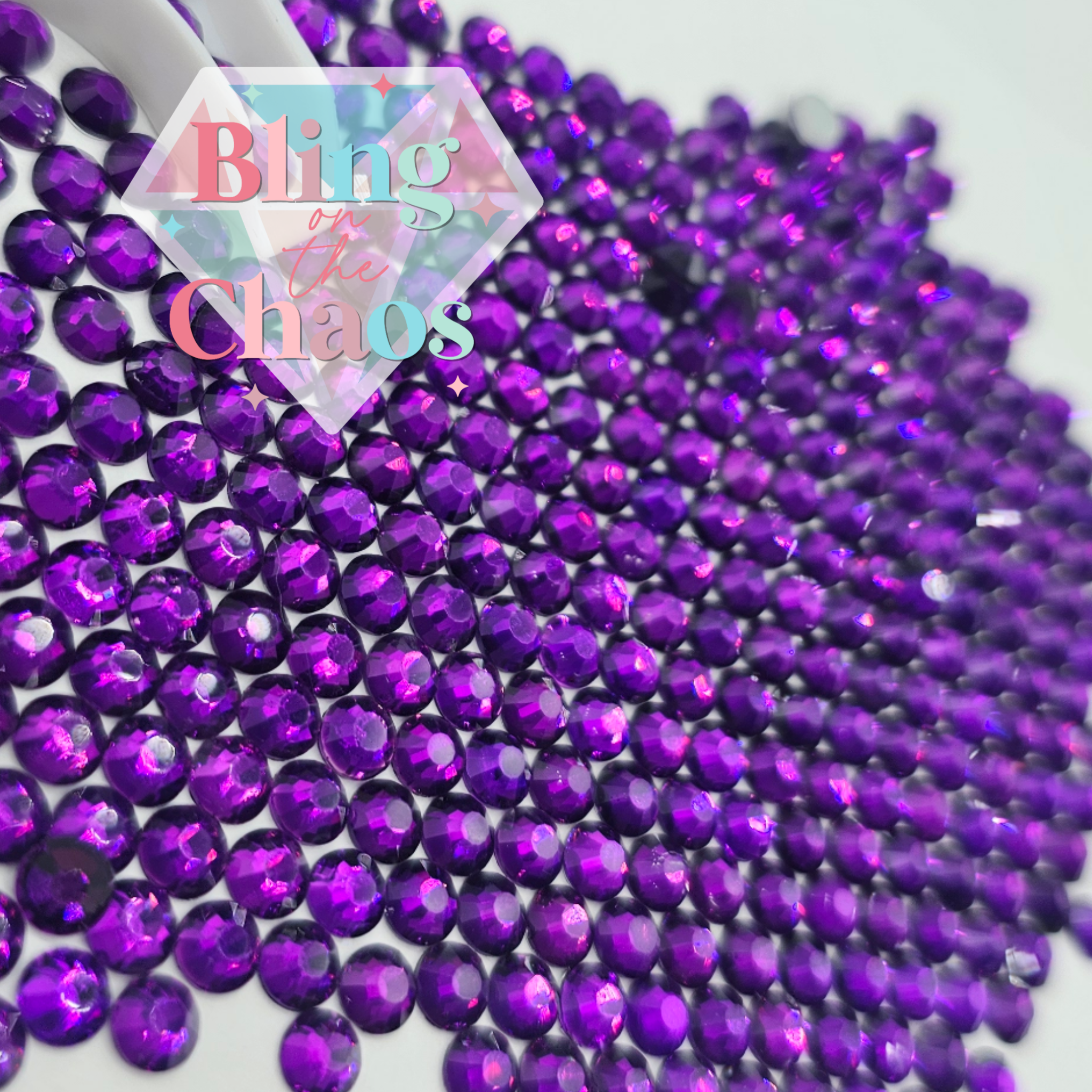 Dark Violet Rhinestone