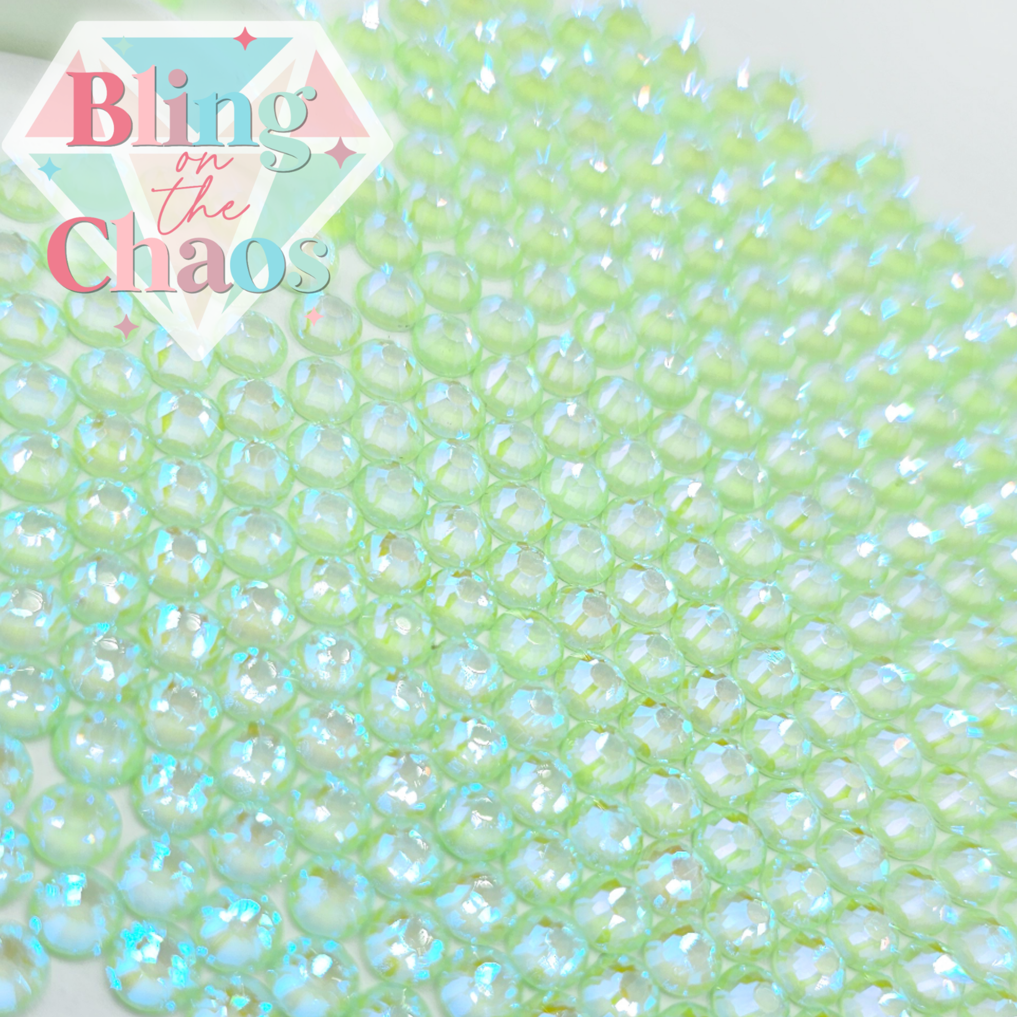 Honeydew AB Neon Luminous Rhinestone