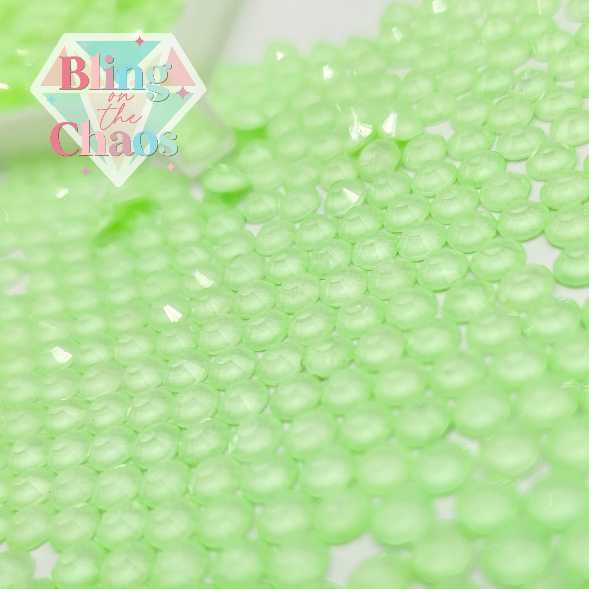 Honeydew Neon Rhinestone